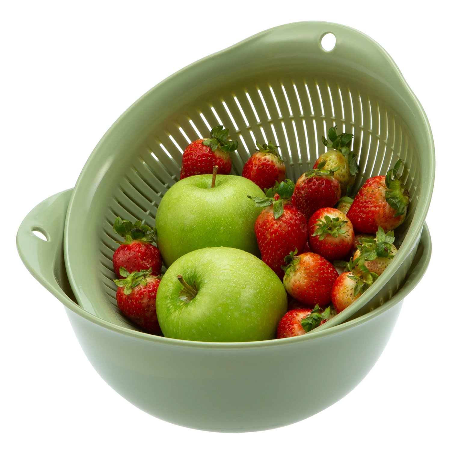 Bộ thau rổ cao cấp Yoko 23cm Inochi (màu ngẫu nhiên) hình 1