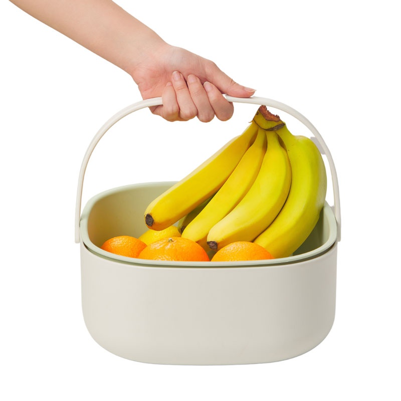 Bộ thau rổ có quai xách Inochi Yoko 27cm (màu ngẫu nhiên) hình 1