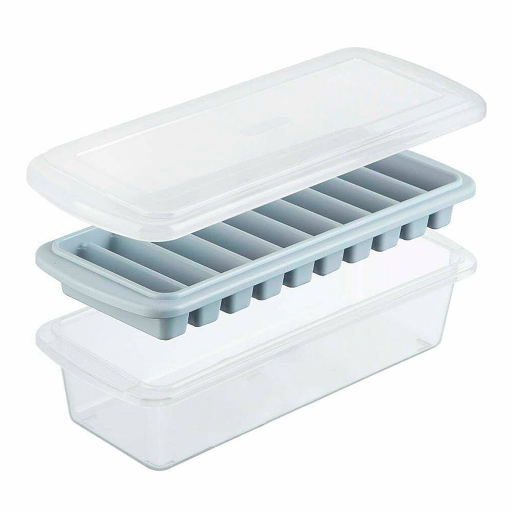 Khay làm đá Kari Inochi có nắp 10 viên (Thanh dài) hình 2