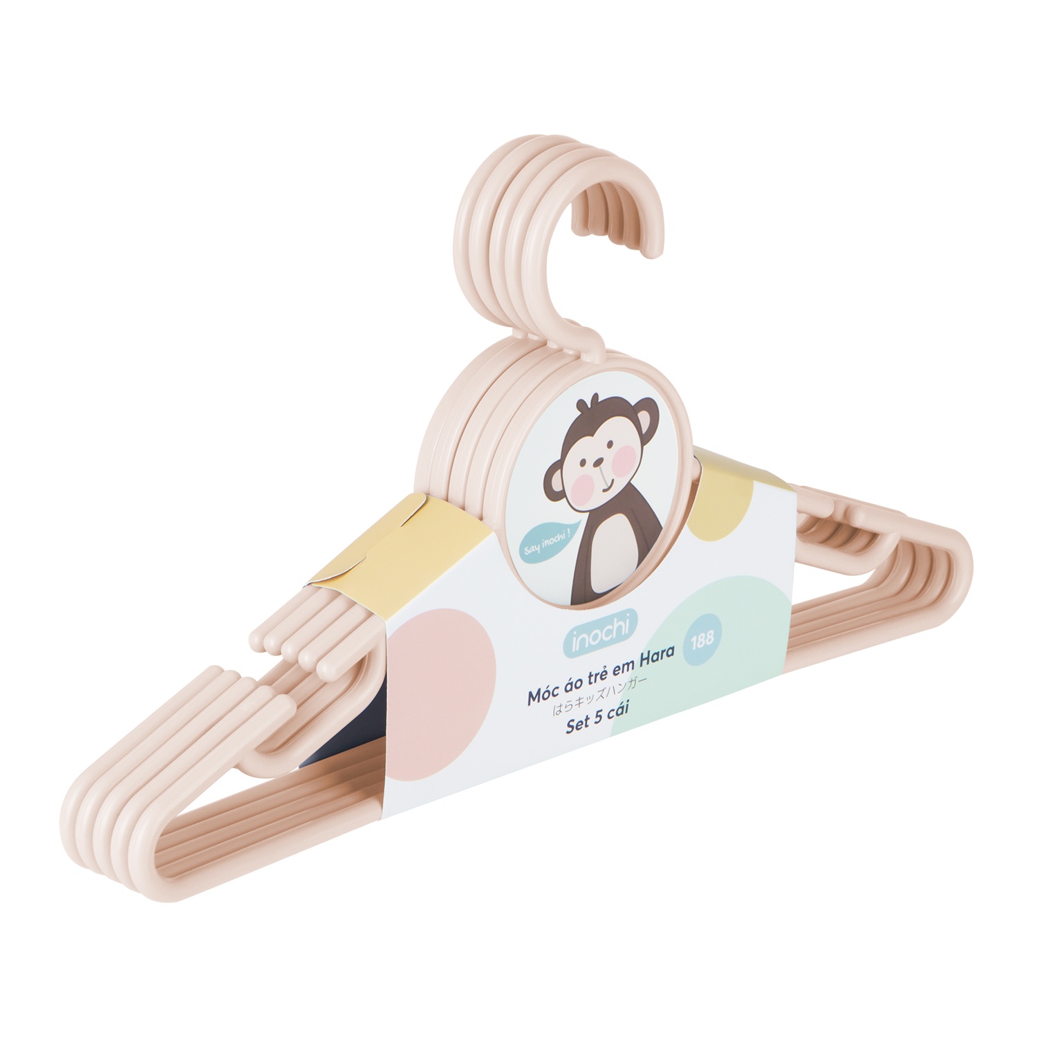 Móc quần áo trẻ em Hara 188 (Màu ngẫu nhiên) hình 2