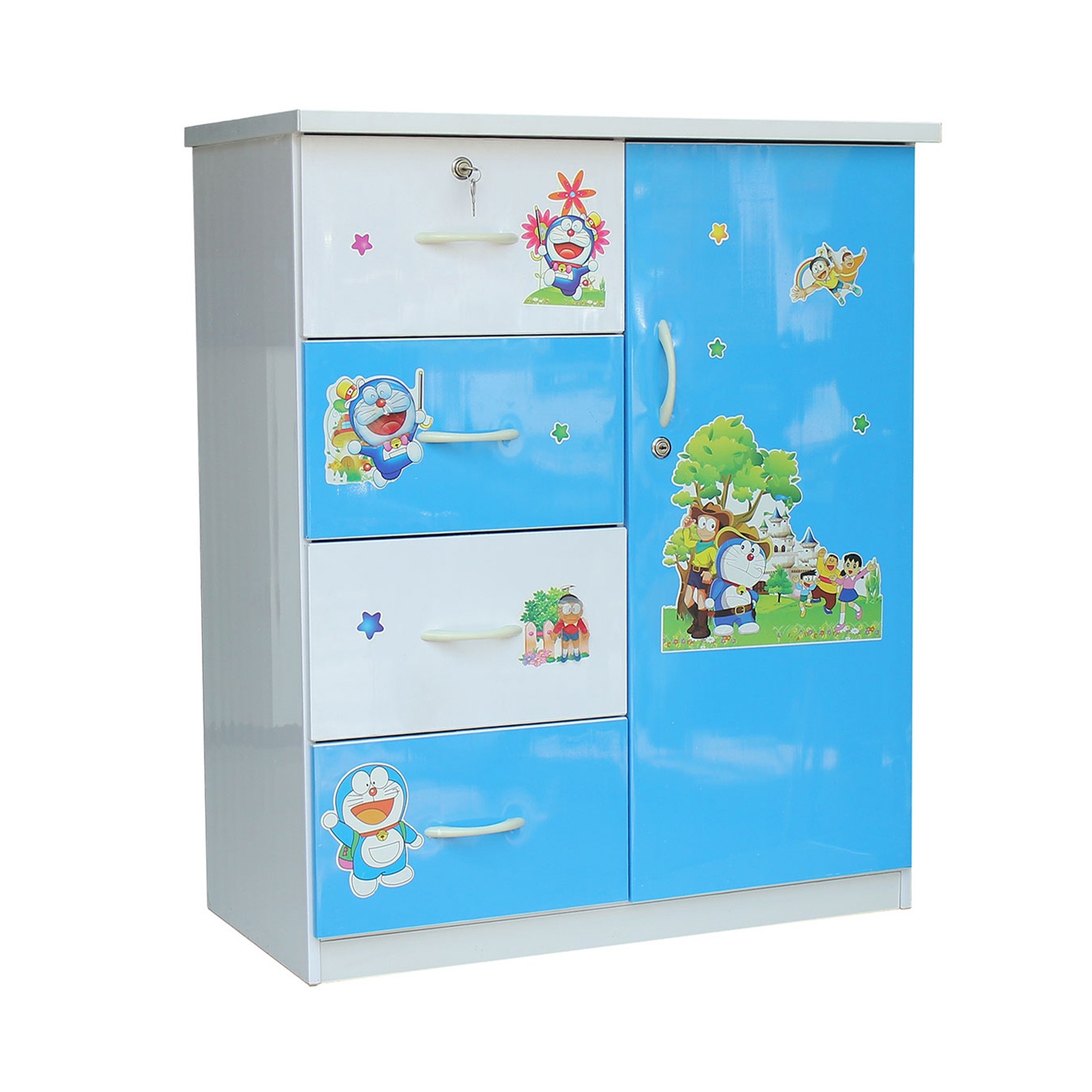 Tủ nhựa đài loan cho bé C13 - 4 tầng hình 4