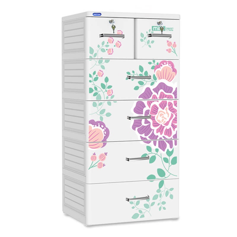 Tủ nhựa Mina Duy Tân 5 tầng 6 ngăn (màu trắng) việt nam Tủ nhựa Mina Duy Tân 5 tầng 6 ngăn (màu trắng) hình 1