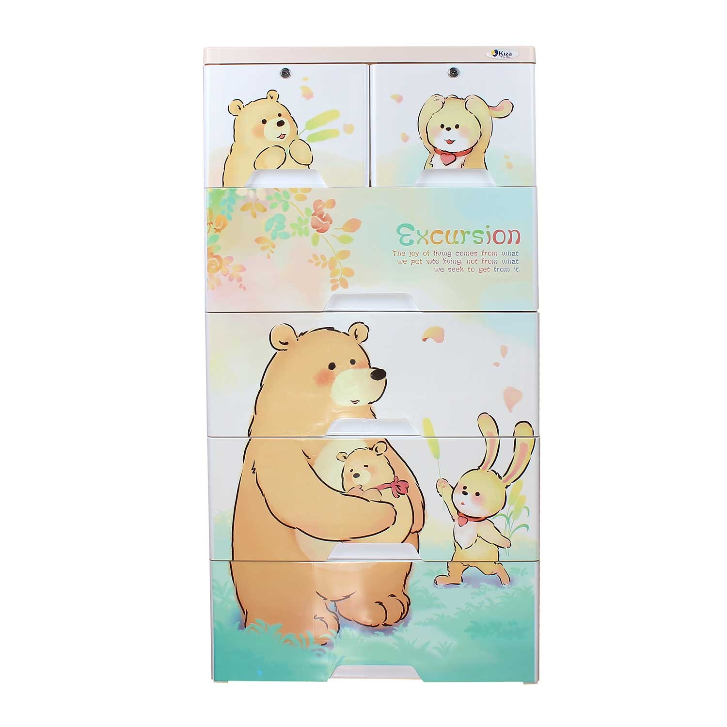 Tủ nhựa Oscar Kiza size đại KZ002 hình 1