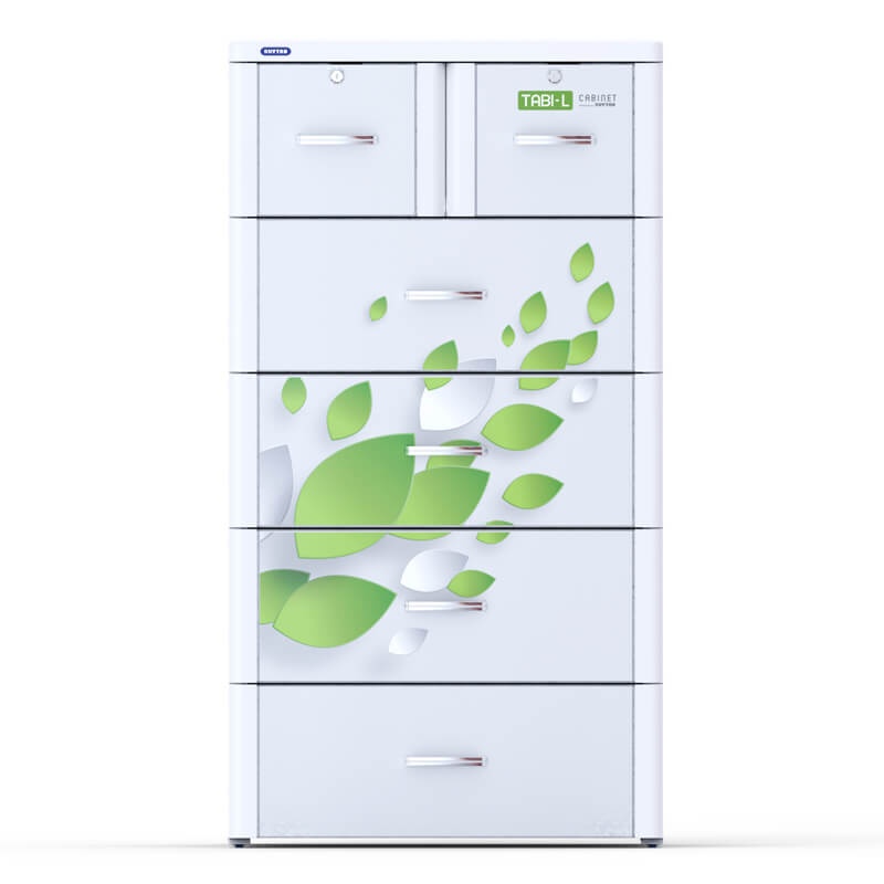 Tủ nhựa Tabi-L Duy Tân 5 tầng 6 ngắn (màu trắng) hình 2