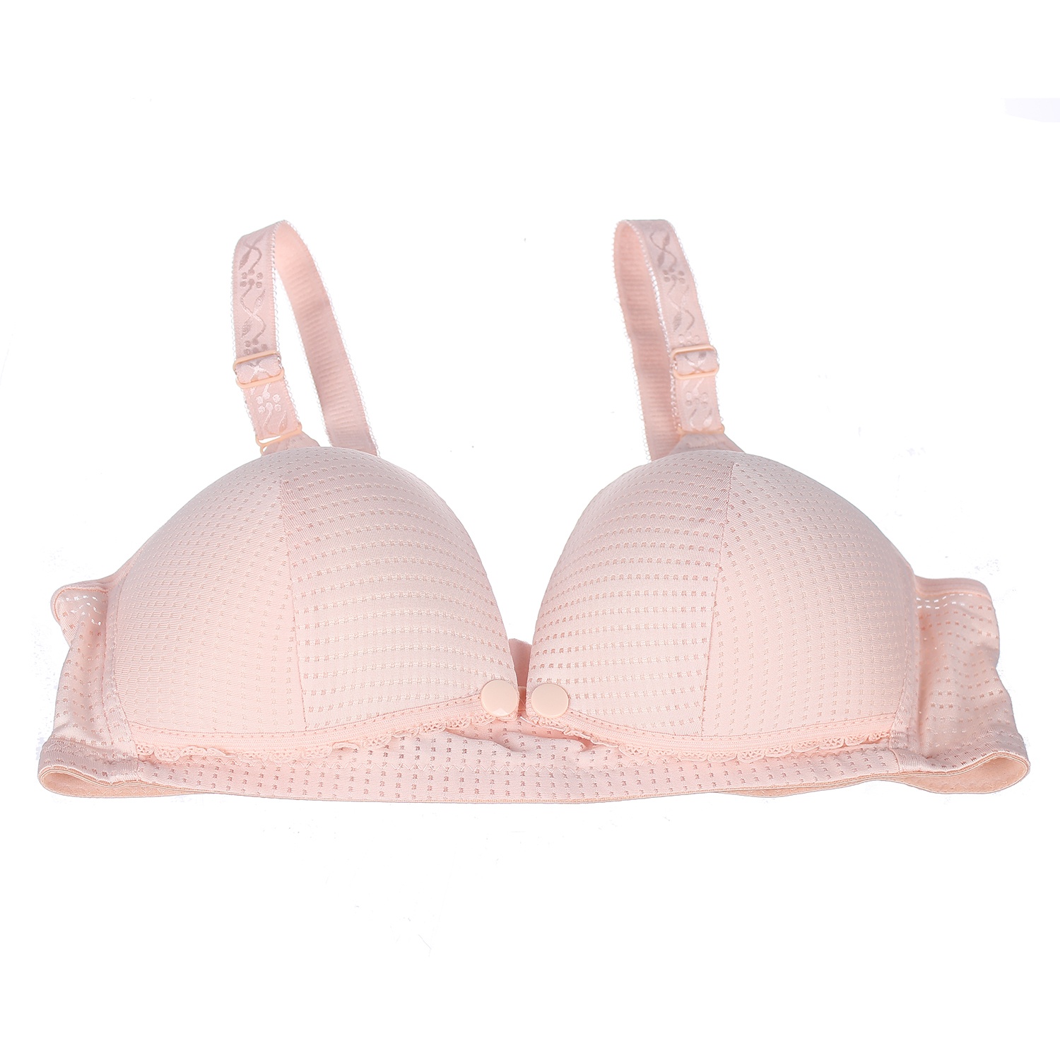 Áo lót cho con bú có đệm khuy bấm GB size 85 hình 1