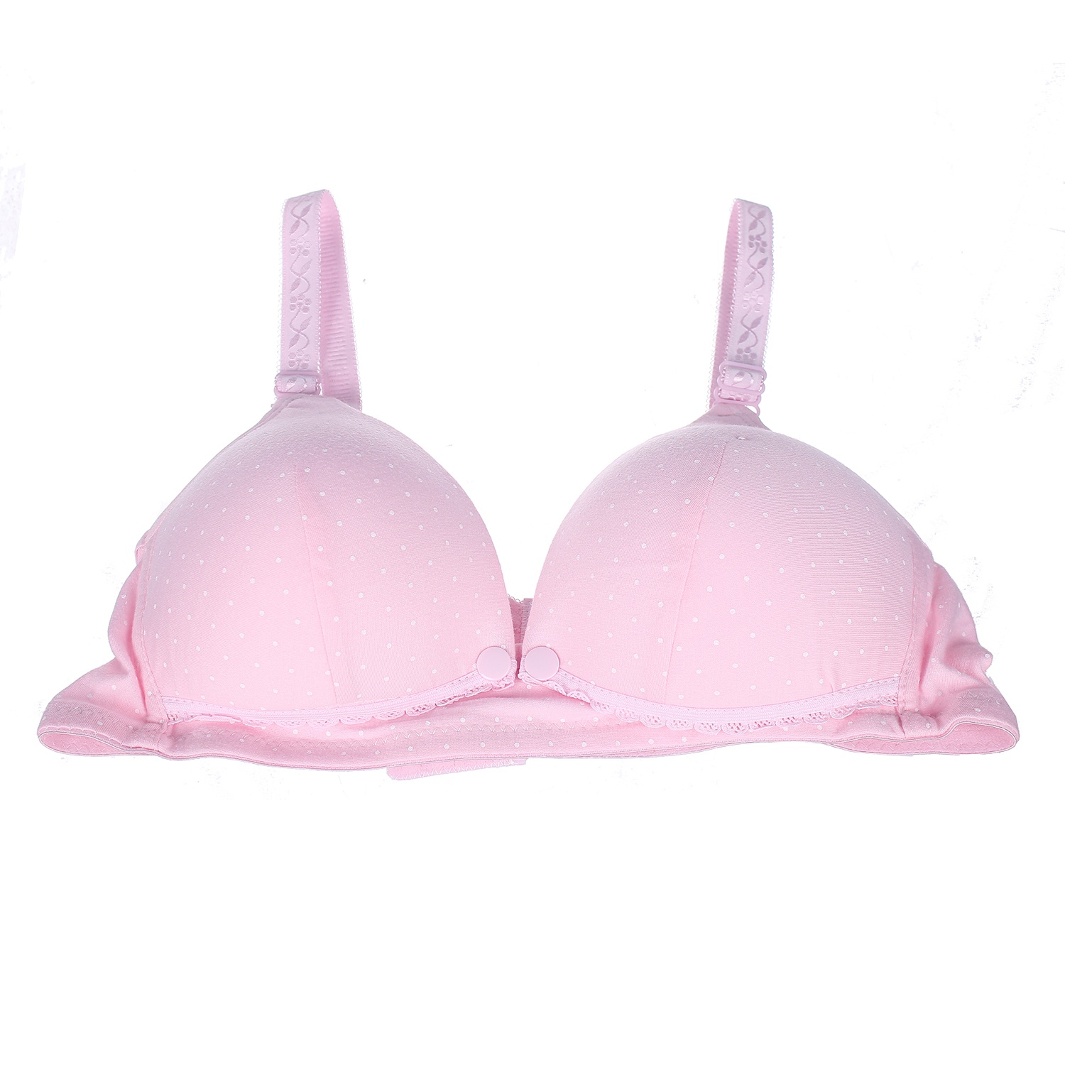 Áo lót ngực cho con bú có đệm khuy bấm GB size 95 hình 1