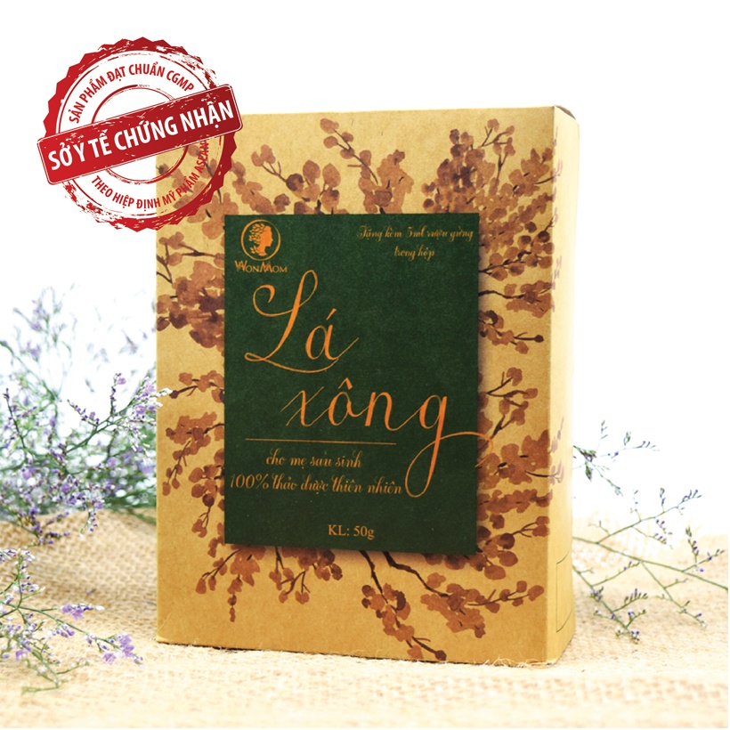 Lá xông cho mẹ sau sinh Wonmom T010 50g hình 2