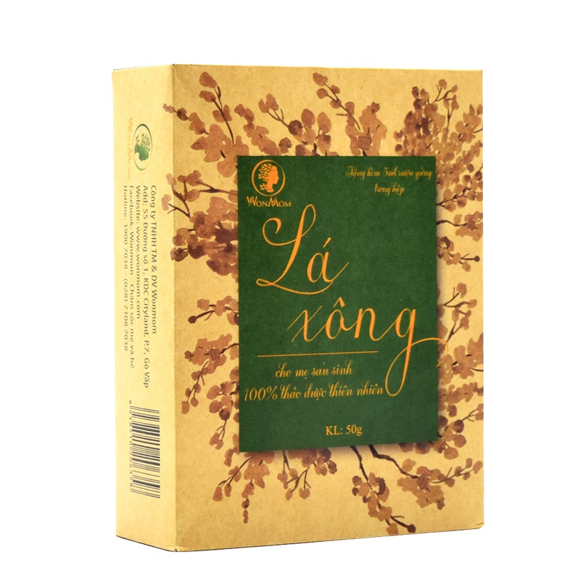 Lá xông cho mẹ sau sinh Wonmom T010 50g hình 1