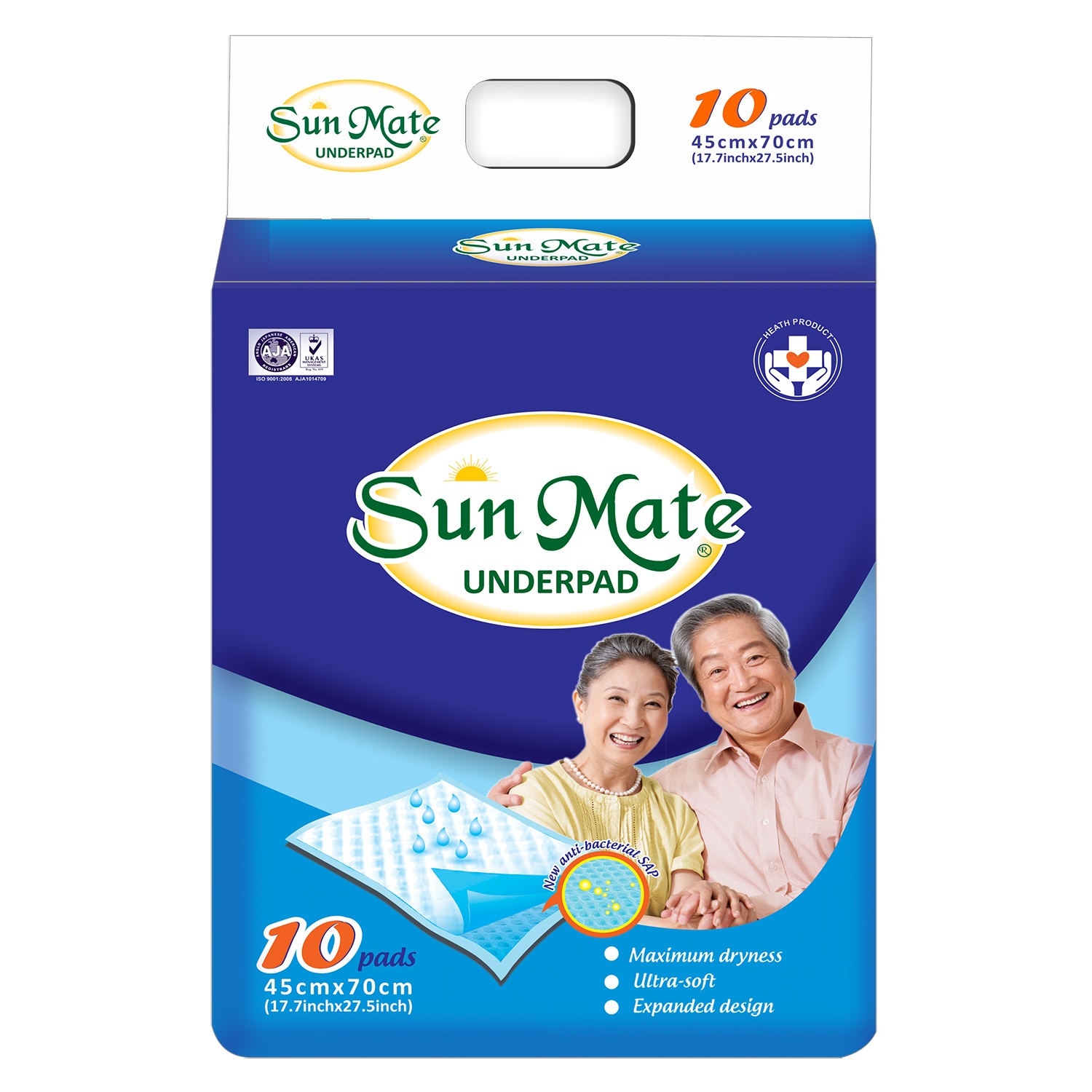 Tấm lót người lớn Sunmate 10 miếng hình 2