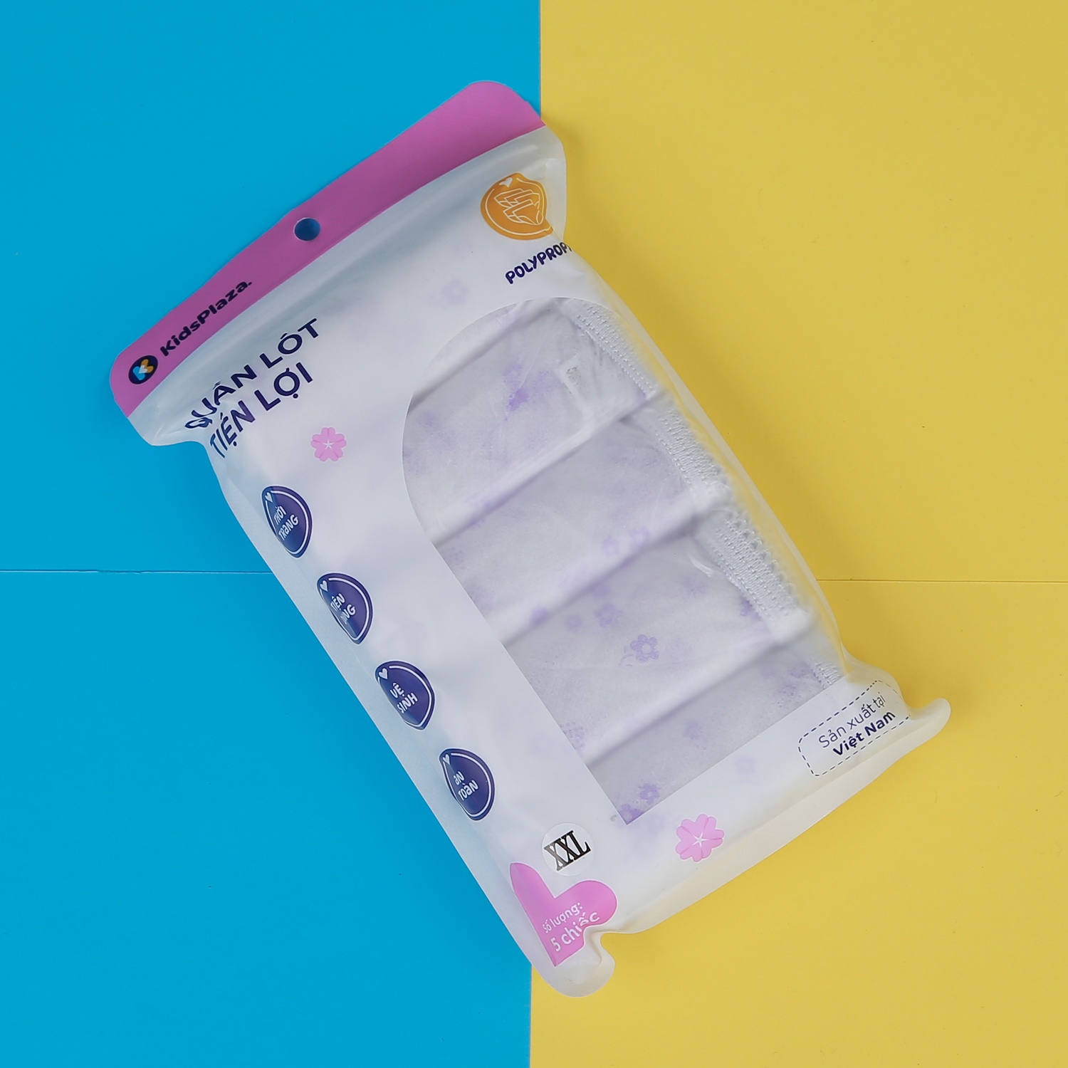 Set 5 quần lót tiện lợi KidsPlaza PP BA21 size XXL hình 1