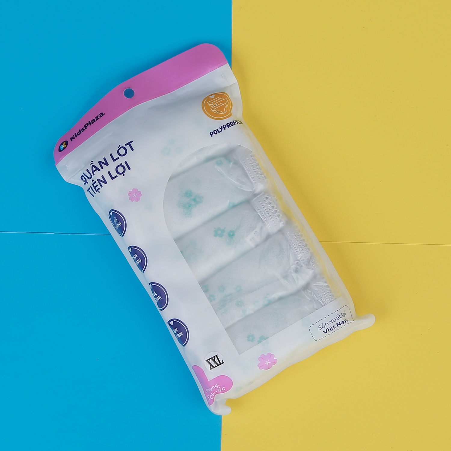 Set 5 quần lót tiện lợi KidsPlaza PP BA21 size XXL hình 2