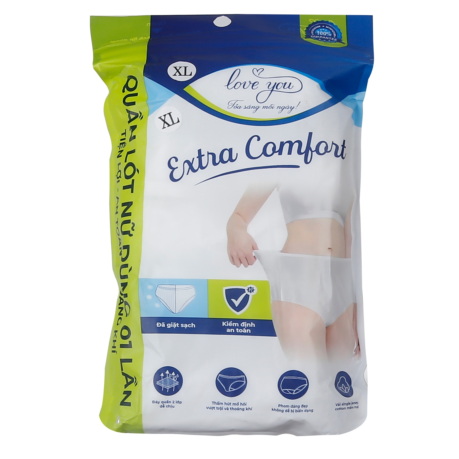 Set 5 quần lót tiện lợi nữ VNT24 size XL hình 1