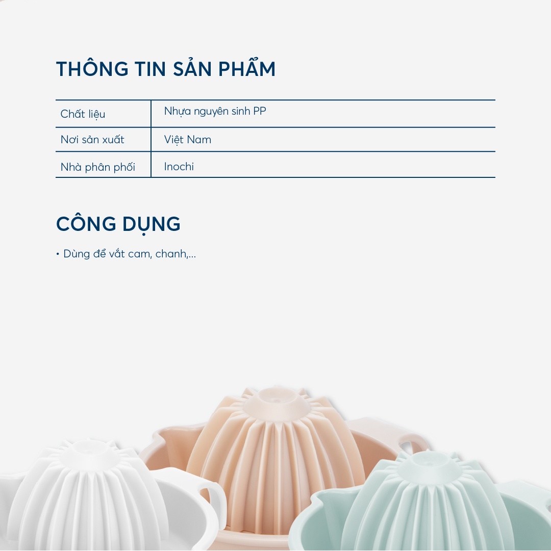 Bộ dụng cụ vắt cam chanh Yoko Inochi (màu ngẫu nhiên) hình 11