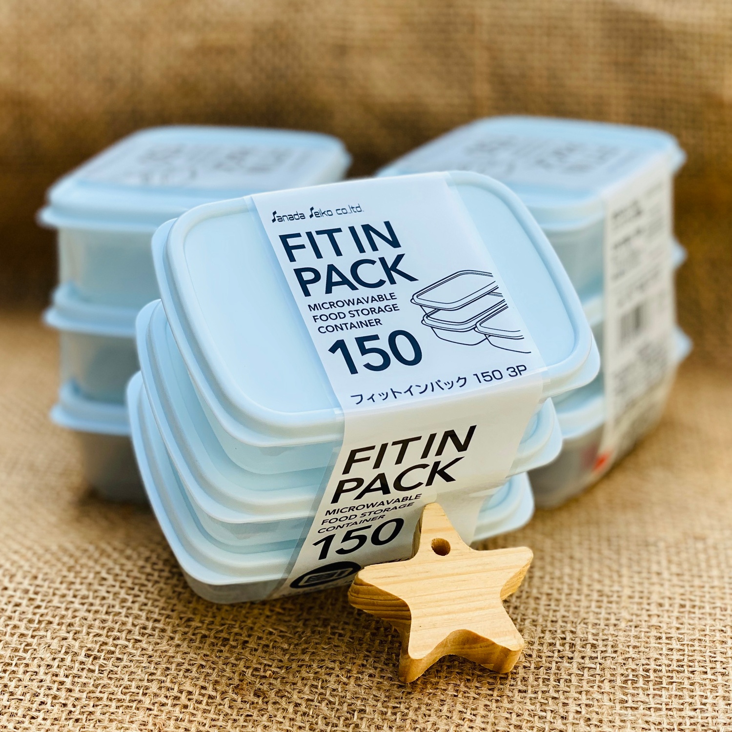 Set 3 hộp nhựa Konbini nắp dẻo 150ml (Xanh Mint) hình 1