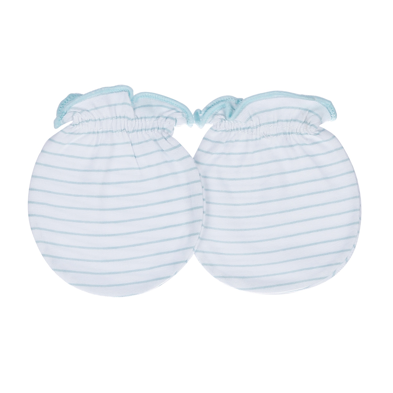 Set 2 bao tay sơ sinh thun KidsPlaza BA21 (Xanh Ngọc) hình 2