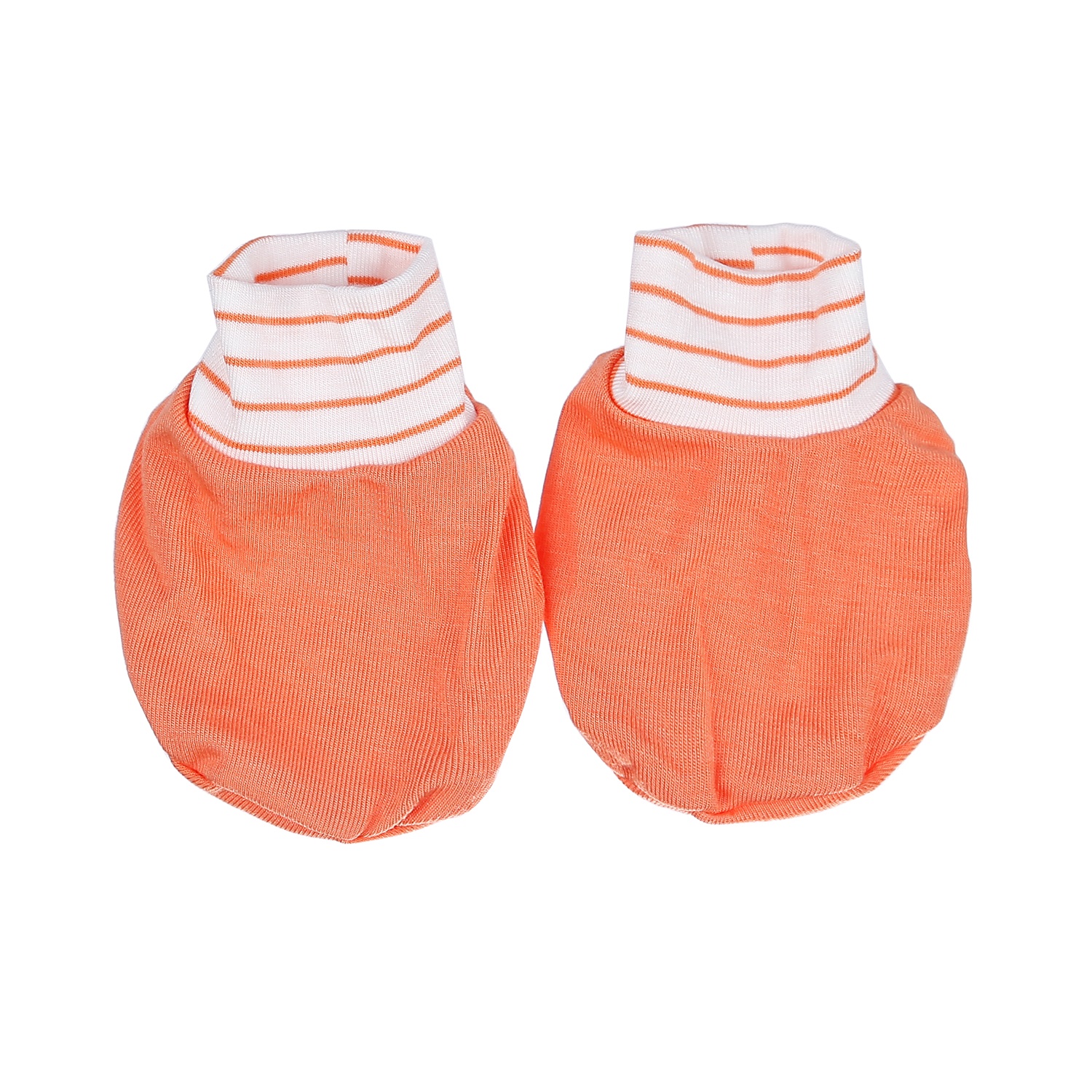 Set bao tay, bao chân kẻ Otis bé trai KidsPlaza ND21H (Trắng Cam) hình 4