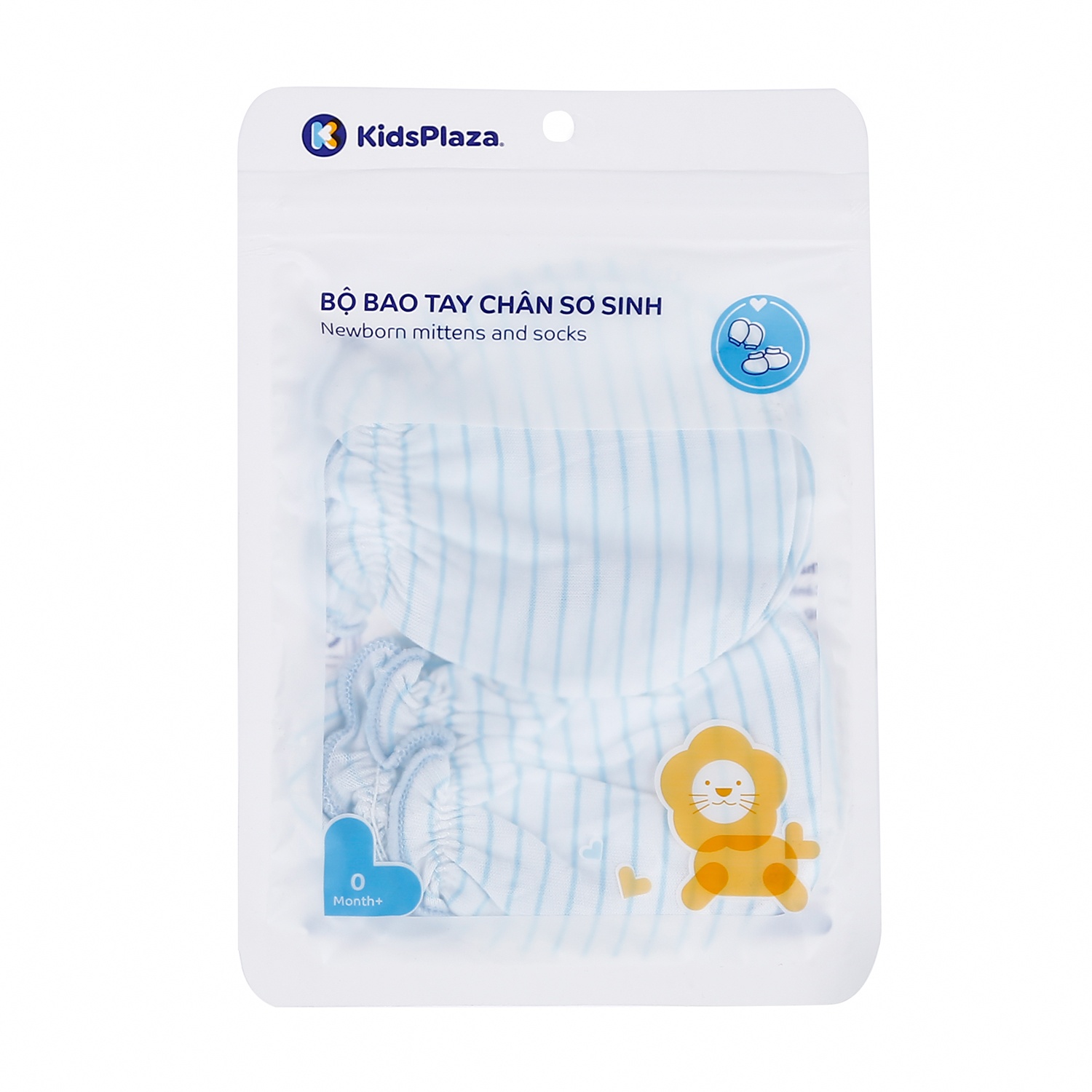 Set bao tay, bao chân thun KidsPlaza BA21 (Xanh Dương) hình 4