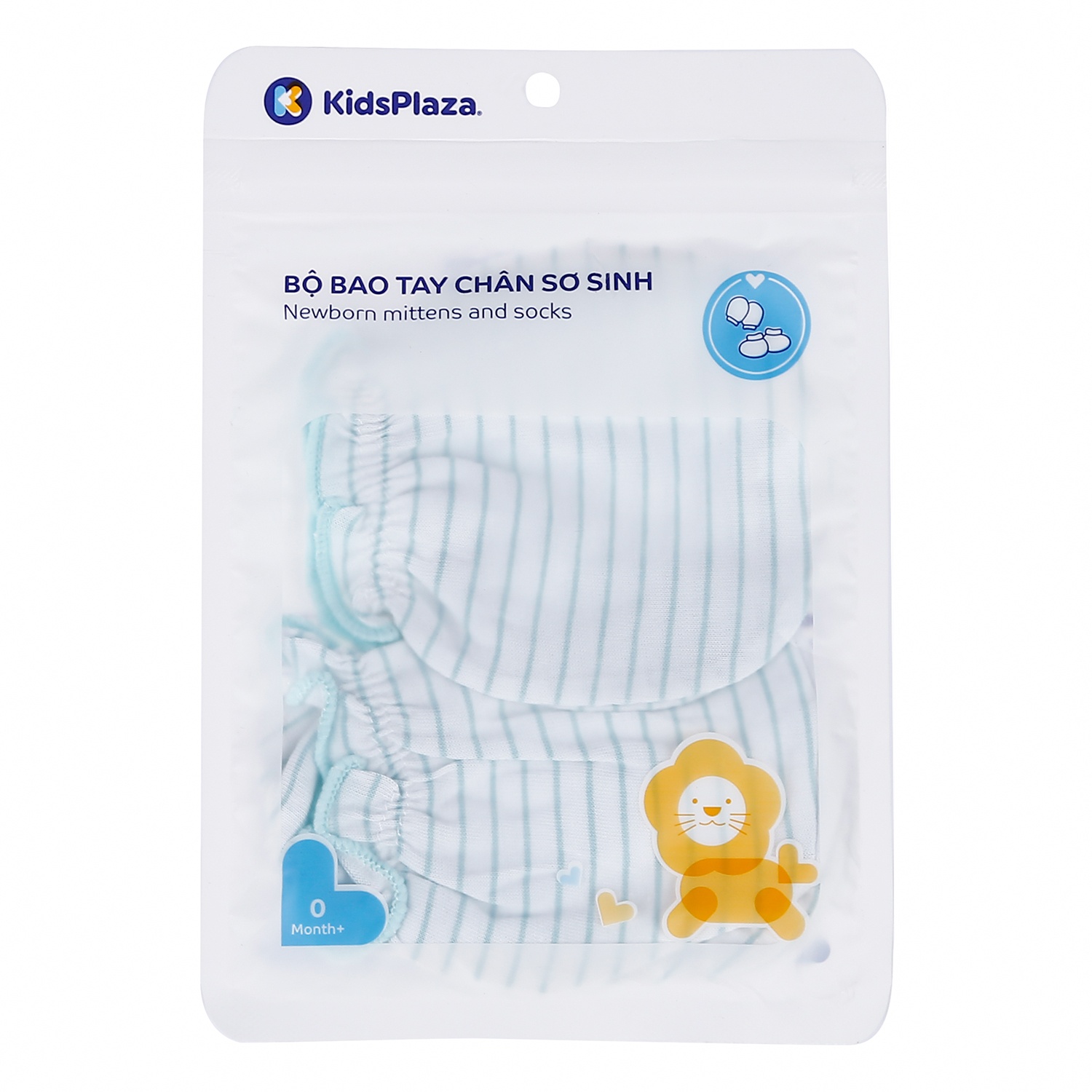 Set bao tay, bao chân thun KidsPlaza BA21 (Xanh Ngọc) hình 4