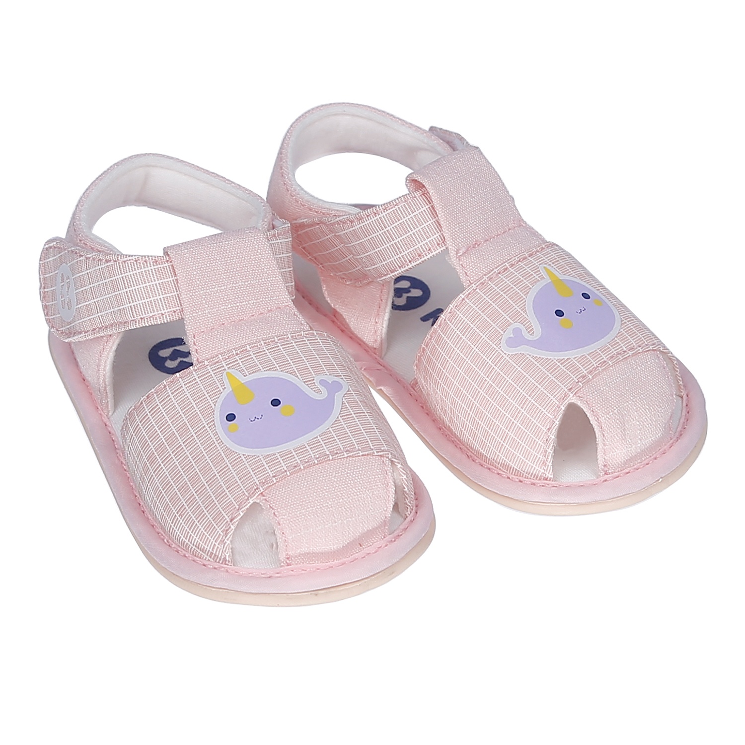 Sandal tập đi cho bé KidsPlaza in hình Cá K25 (Hồng) hình 1