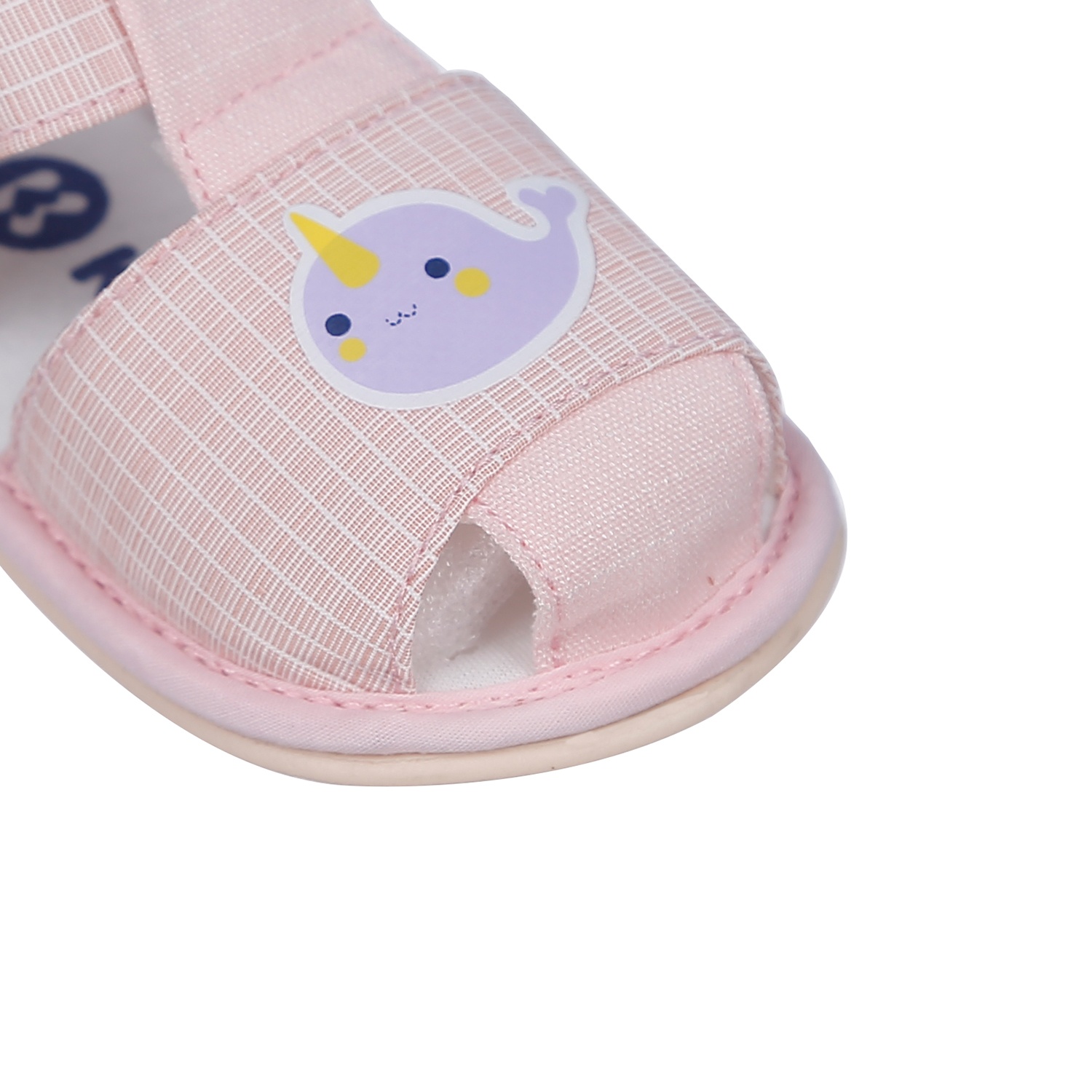 Sandal tập đi cho bé KidsPlaza in hình Cá K25 (Hồng) hình 4