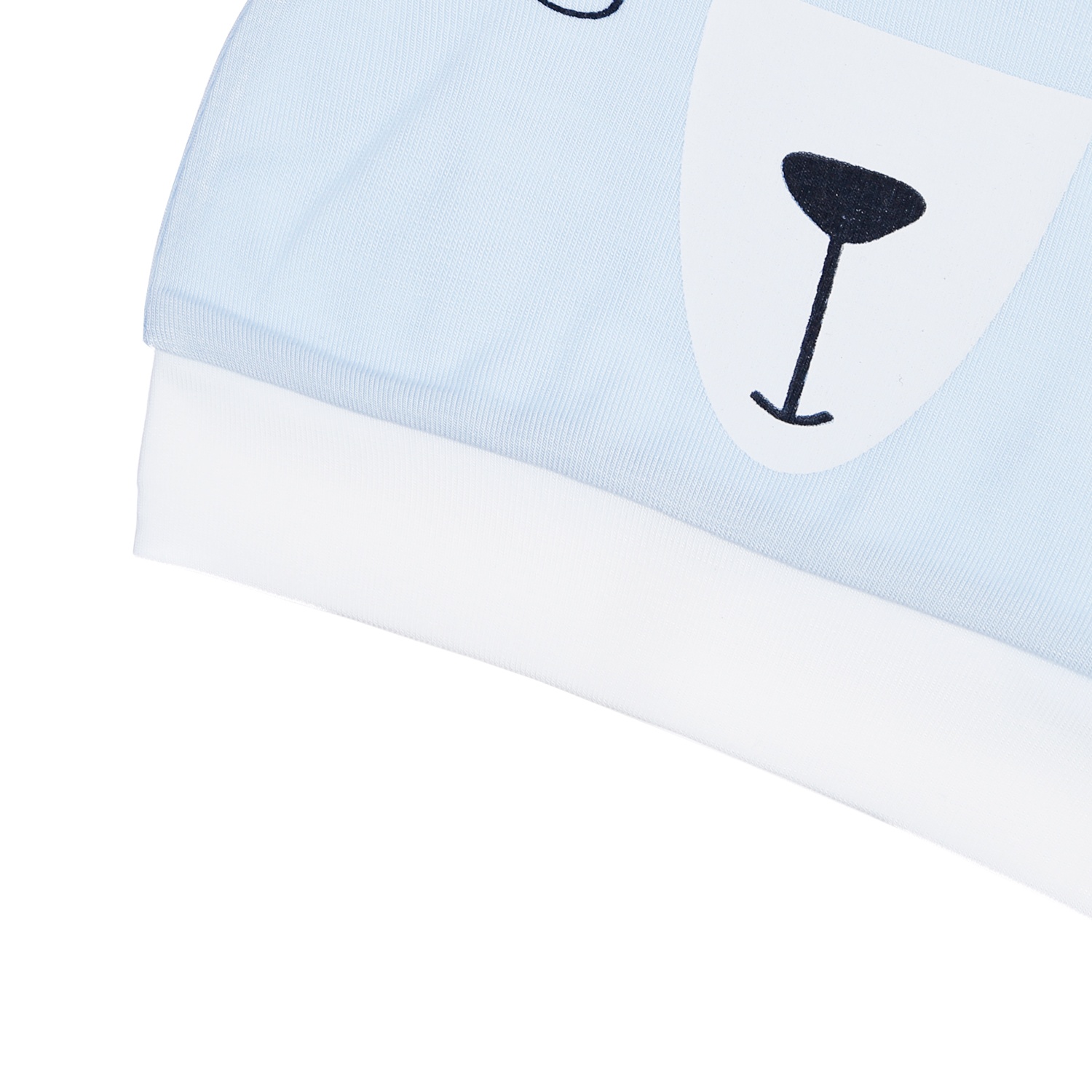 Mũ sơ sinh bé trai Otis KidsPlaza ND21T (Xanh Trắng) hình 2