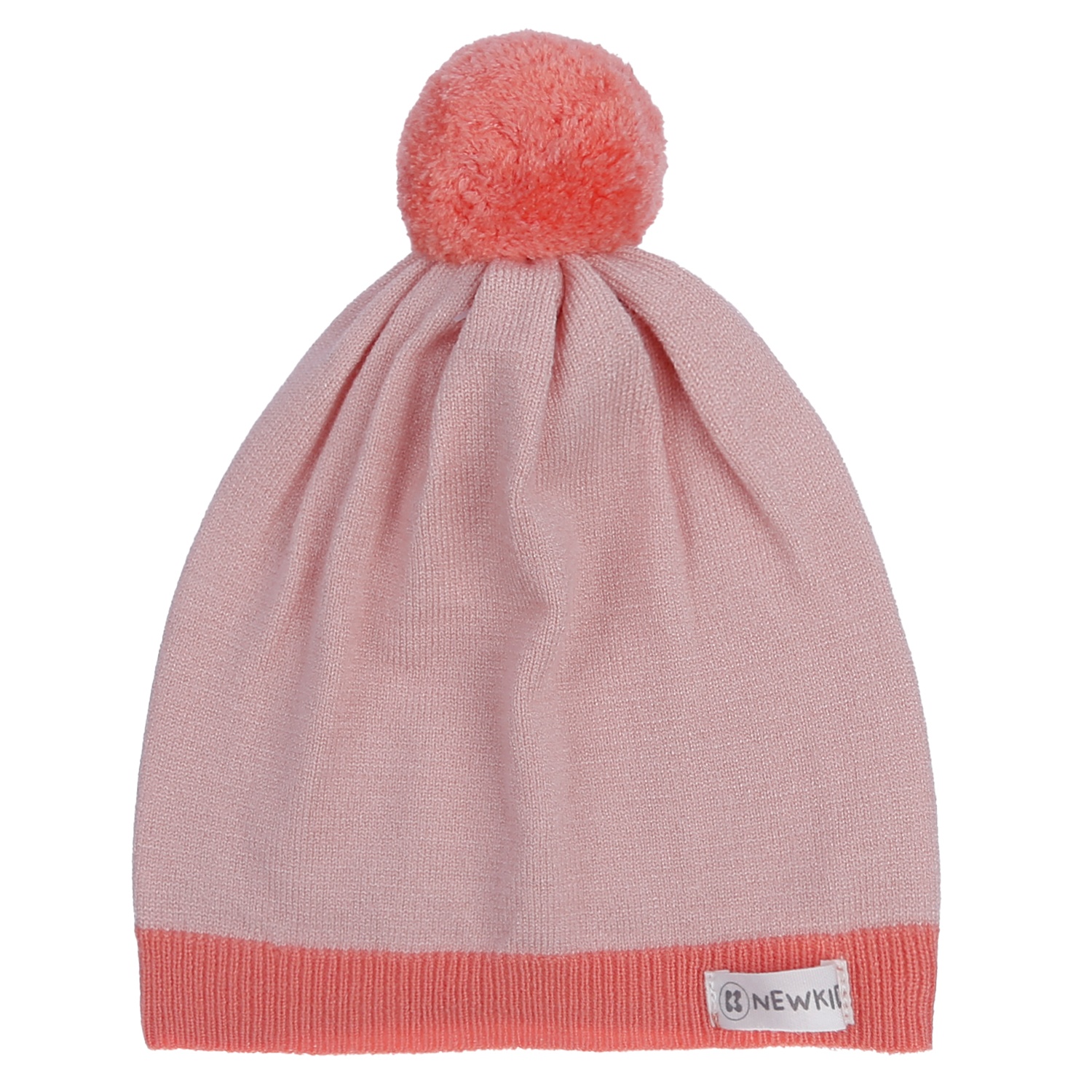 Mũ len sơ sinh Hello bé gái KidsPlaza ND21D (Hồng Cam Nhạt)  hình 1