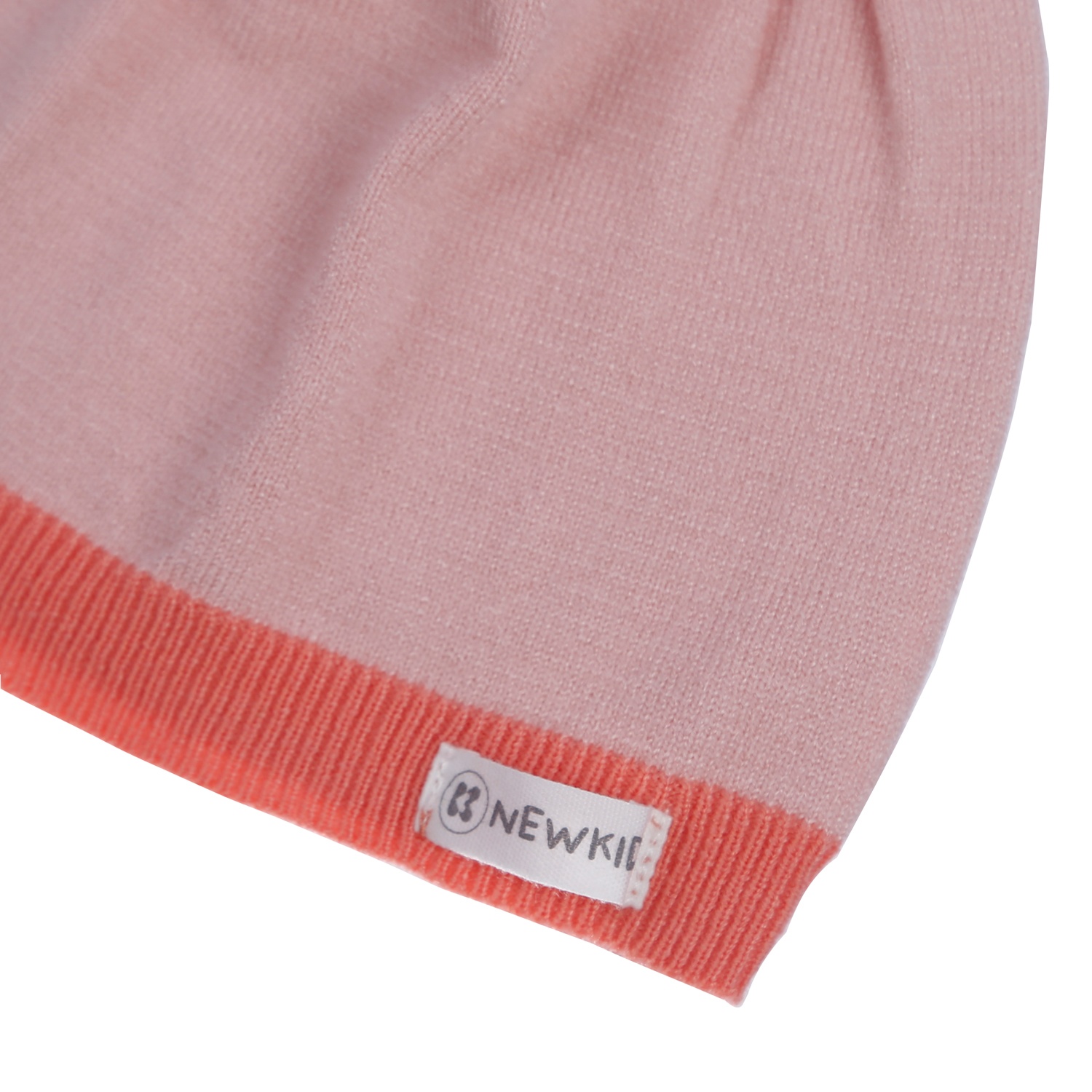 Mũ len sơ sinh Hello bé gái KidsPlaza ND21D (Hồng Cam Nhạt)  hình 3