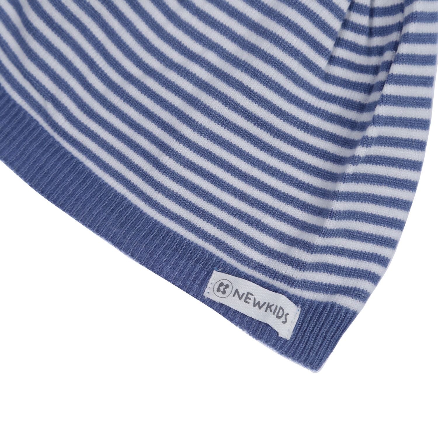 Mũ len sơ sinh Hello bé trai kẻ ngang KidsPlaza ND21D (Xanh) hình 3