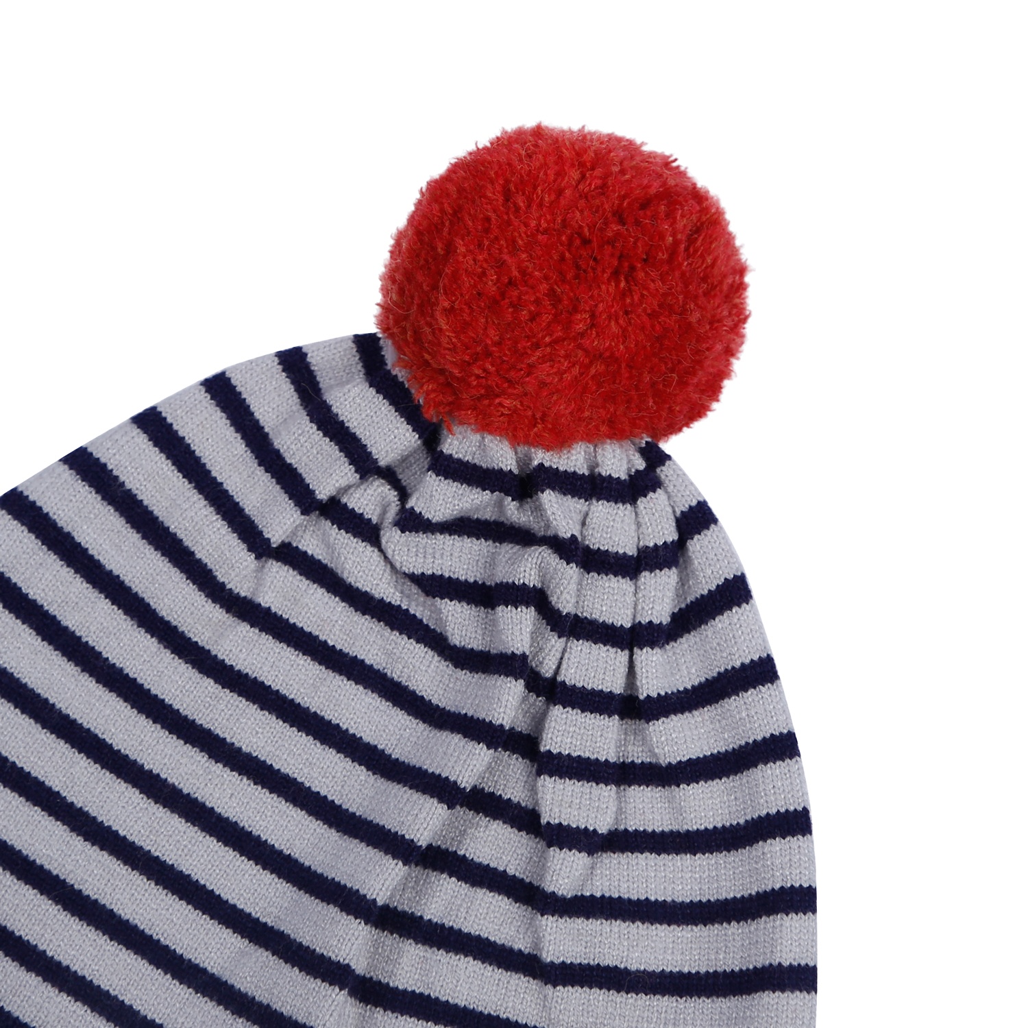 Mũ len sơ sinh Hello kẻ ngang bé trai KidsPlaza ND21D (Ghi) hình 2