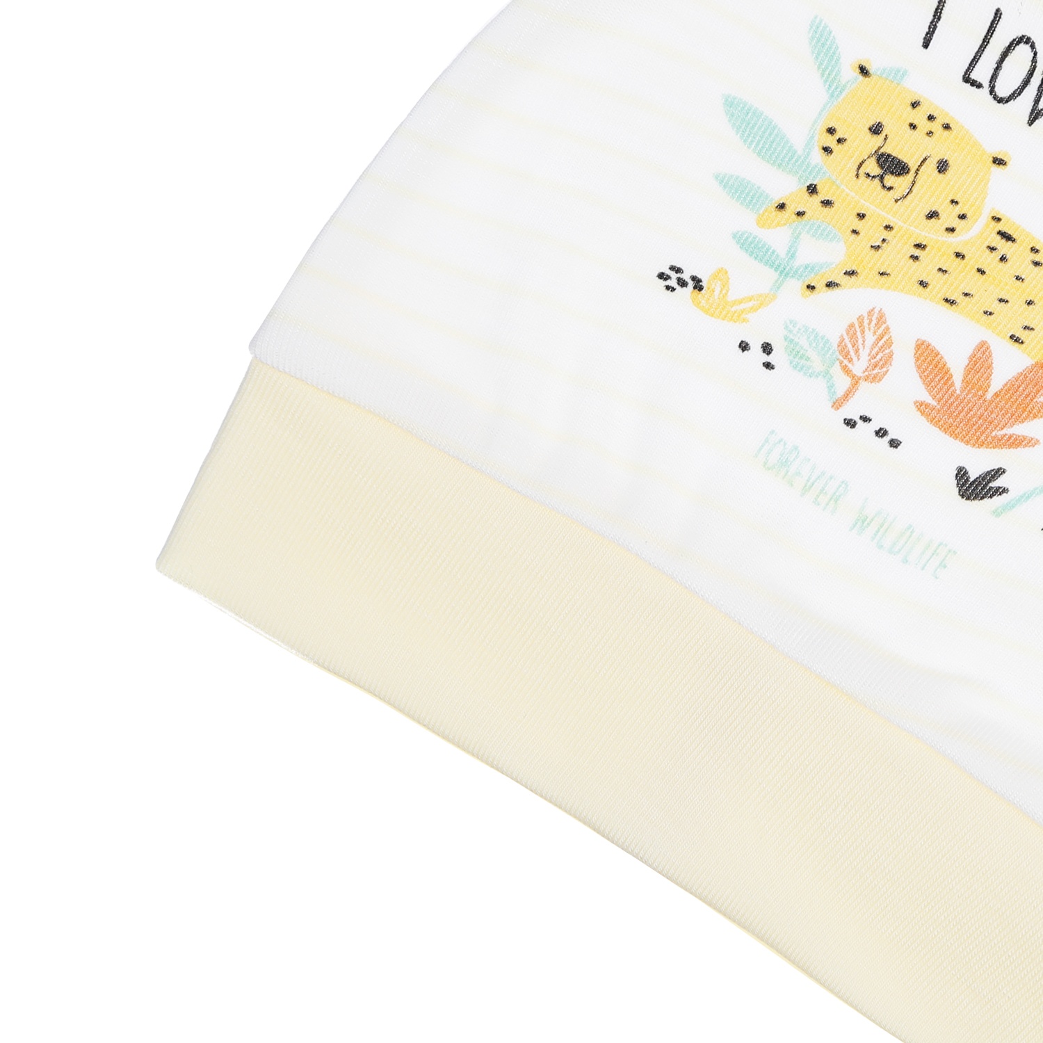 Mũ sơ sinh bé trai Otis i love jungles KidsPlaza ND21T (Trắng Vàng) hình 2