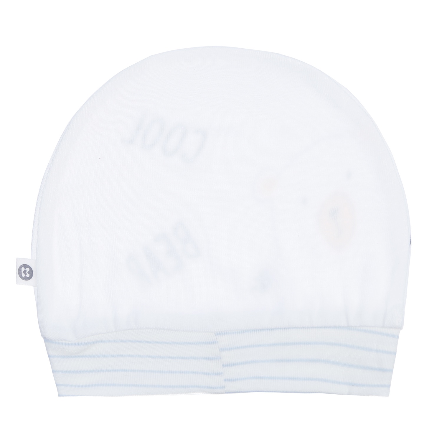 Mũ sơ sinh bé trai Otis kẻ xanh KidsPlaza ND21T (Trắng) hình 3