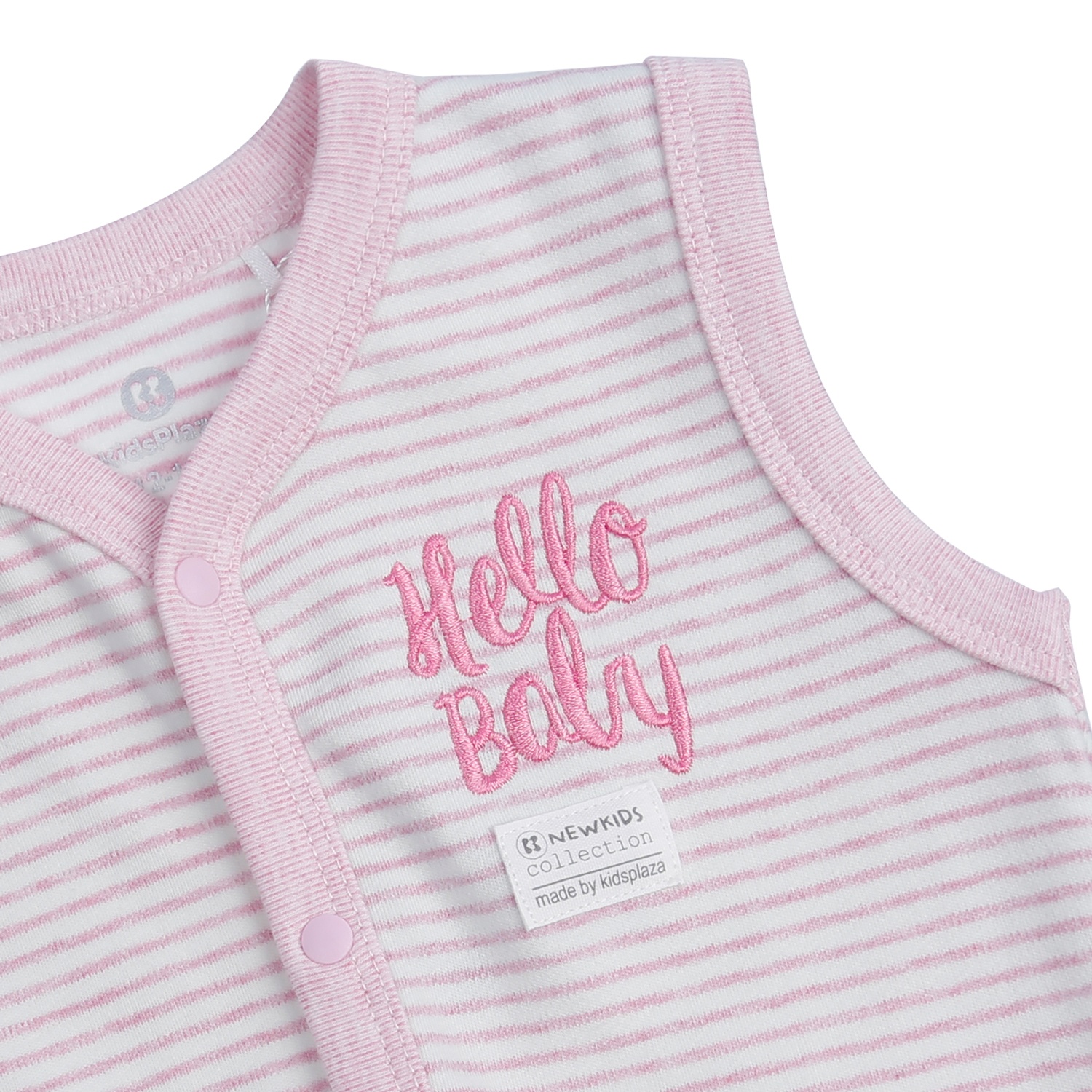 Áo gile sơ sinh nhung bé gái KidsPlaza ND21D (Hồng) hình 3