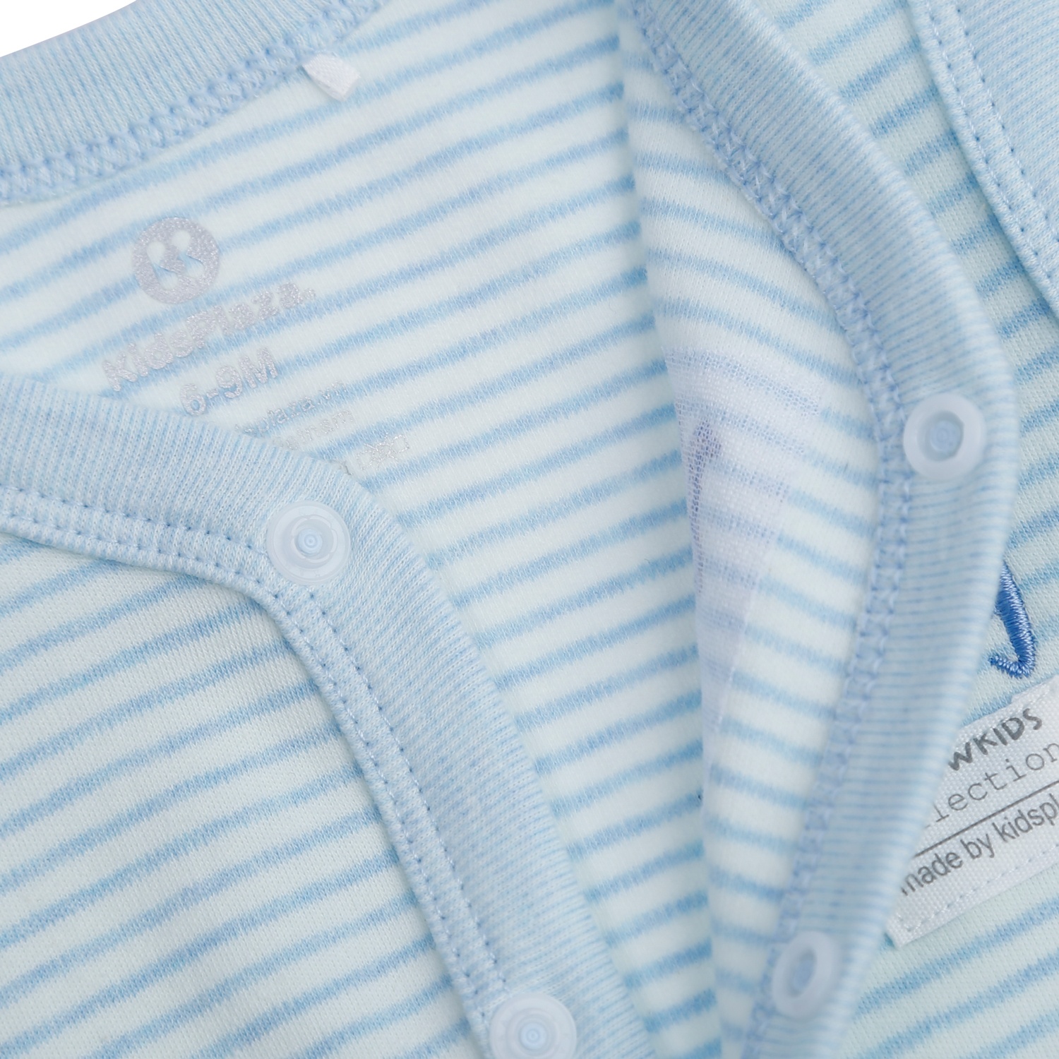 Áo gile sơ sinh nhung bé trai KidsPlaza ND21D (Xanh) hình 4