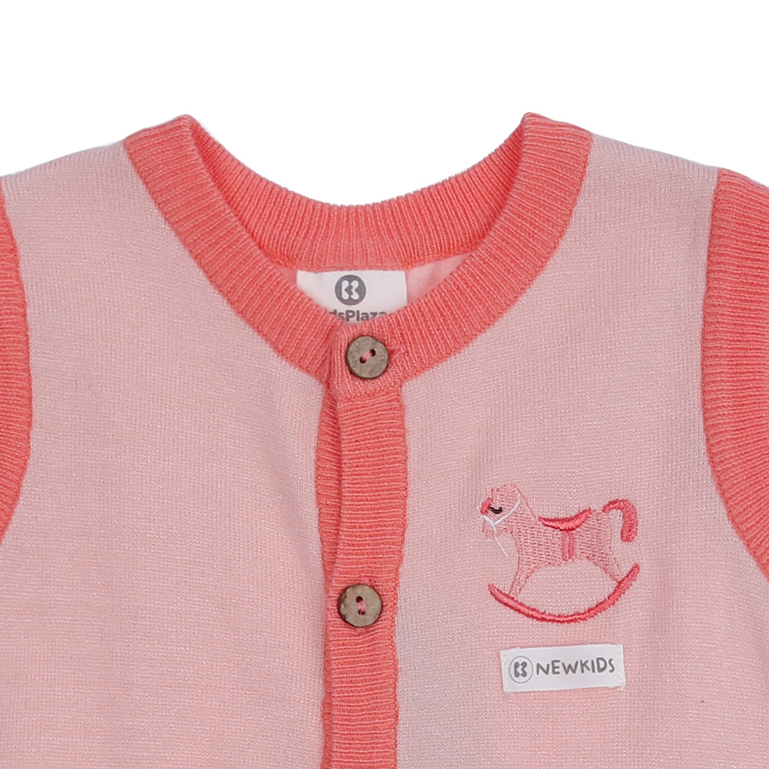 Áo len gile Hello bé gái KidsPlaza ND21D (Hồng Cam Nhạt) hình 2