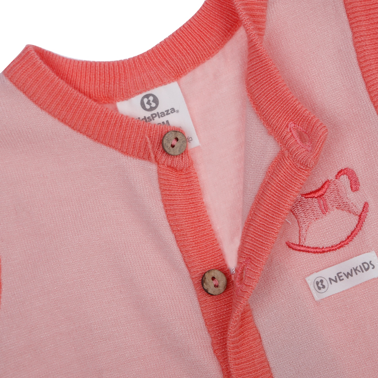 Áo len gile Hello bé gái KidsPlaza ND21D (Hồng Cam Nhạt) hình 3