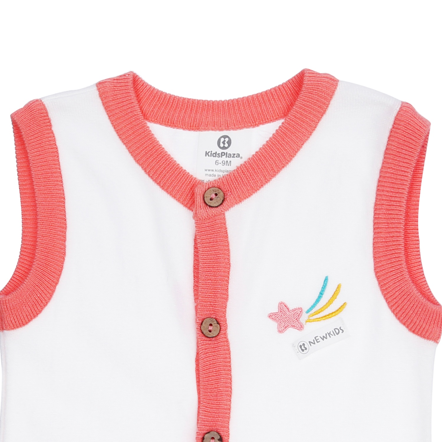 Áo len gile Hello HCD bé gái KidsPlaza ND21D (Trắng) hình 2