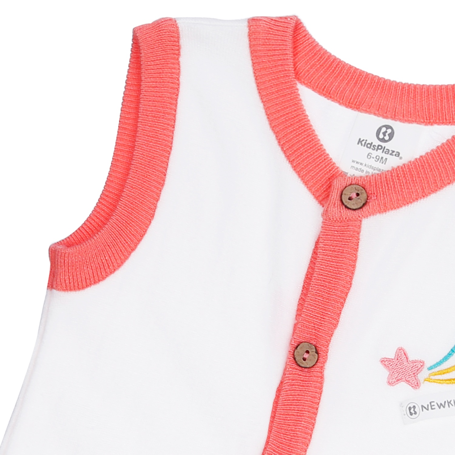 Áo len gile Hello HCD bé gái KidsPlaza ND21D (Trắng) hình 4