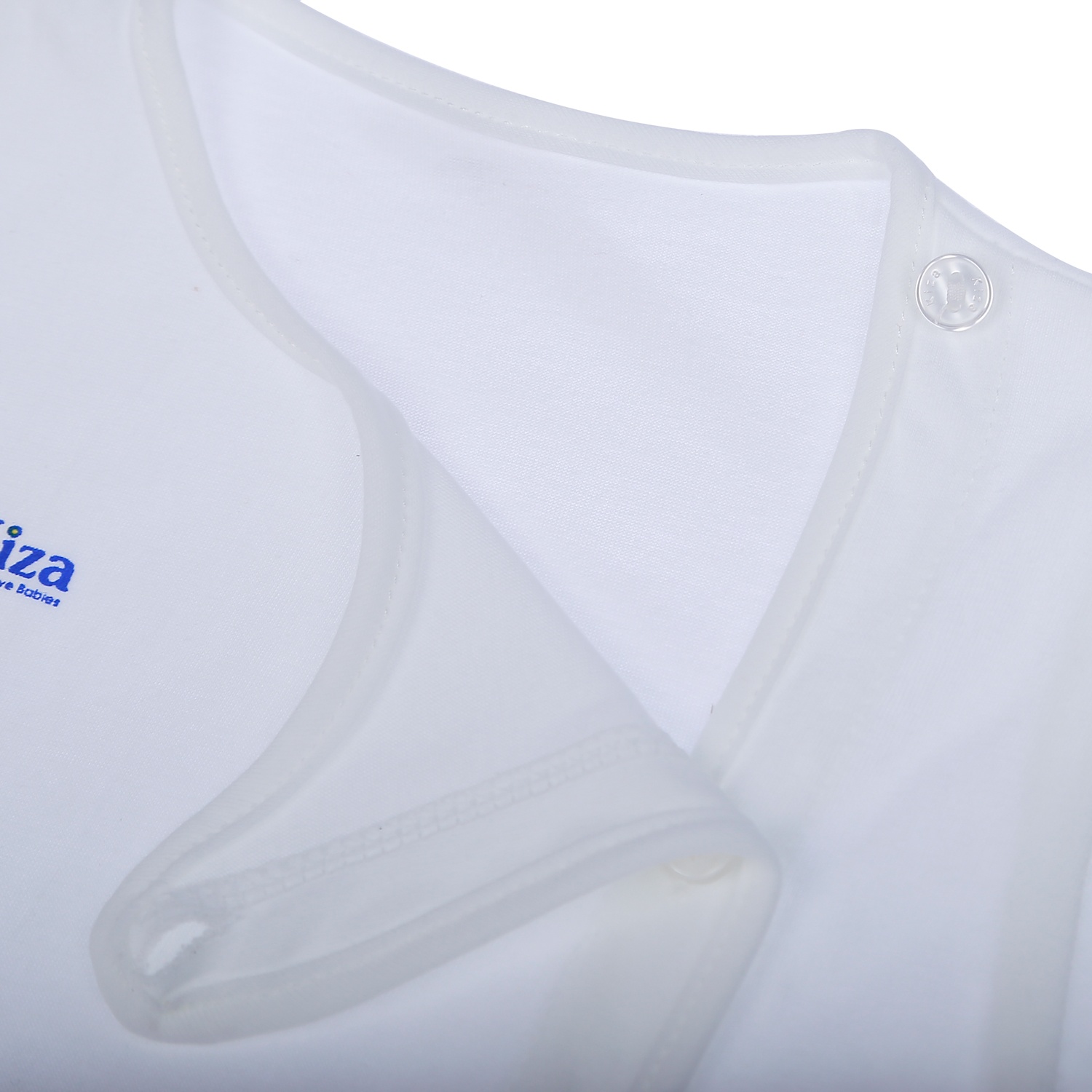 Áo sơ sinh dài tay bác sĩ Kiza (Trắng) hình 3