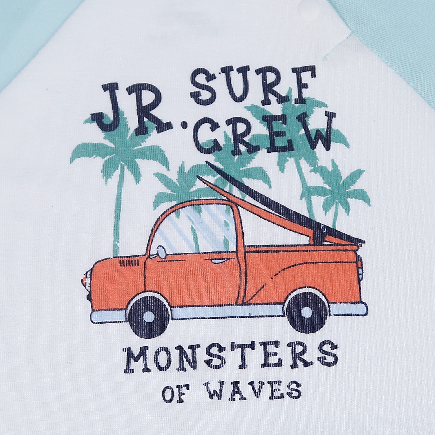 Bộ body đùi Otis KidsPlaza cho bé trai in hình ô tô ND21H (Trắng - Xanh Hàn Quốc) hình 5