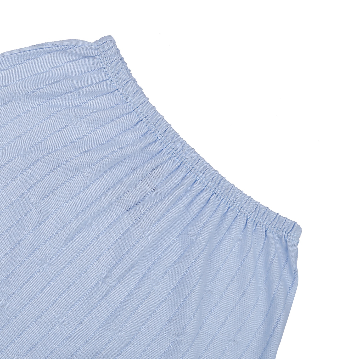 Bộ quần áo ba lỗ KidsPlaza túi gấu ngực HN21H (Xanh Trắng) hình 7