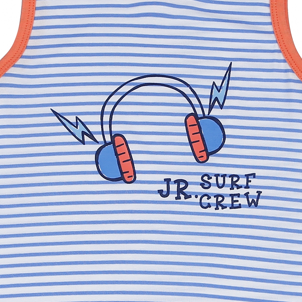 Bộ quần áo ba lỗ Otis KidsPlaza dành cho bé trai ND21H (Kẻ Xanh) hình 4