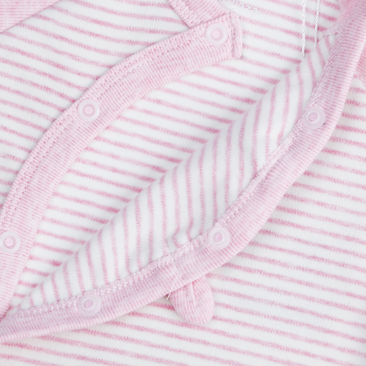 Bộ quần áo bé gái dài tay cài lệch KidsPlaza ND21D (Hồng) hình 4