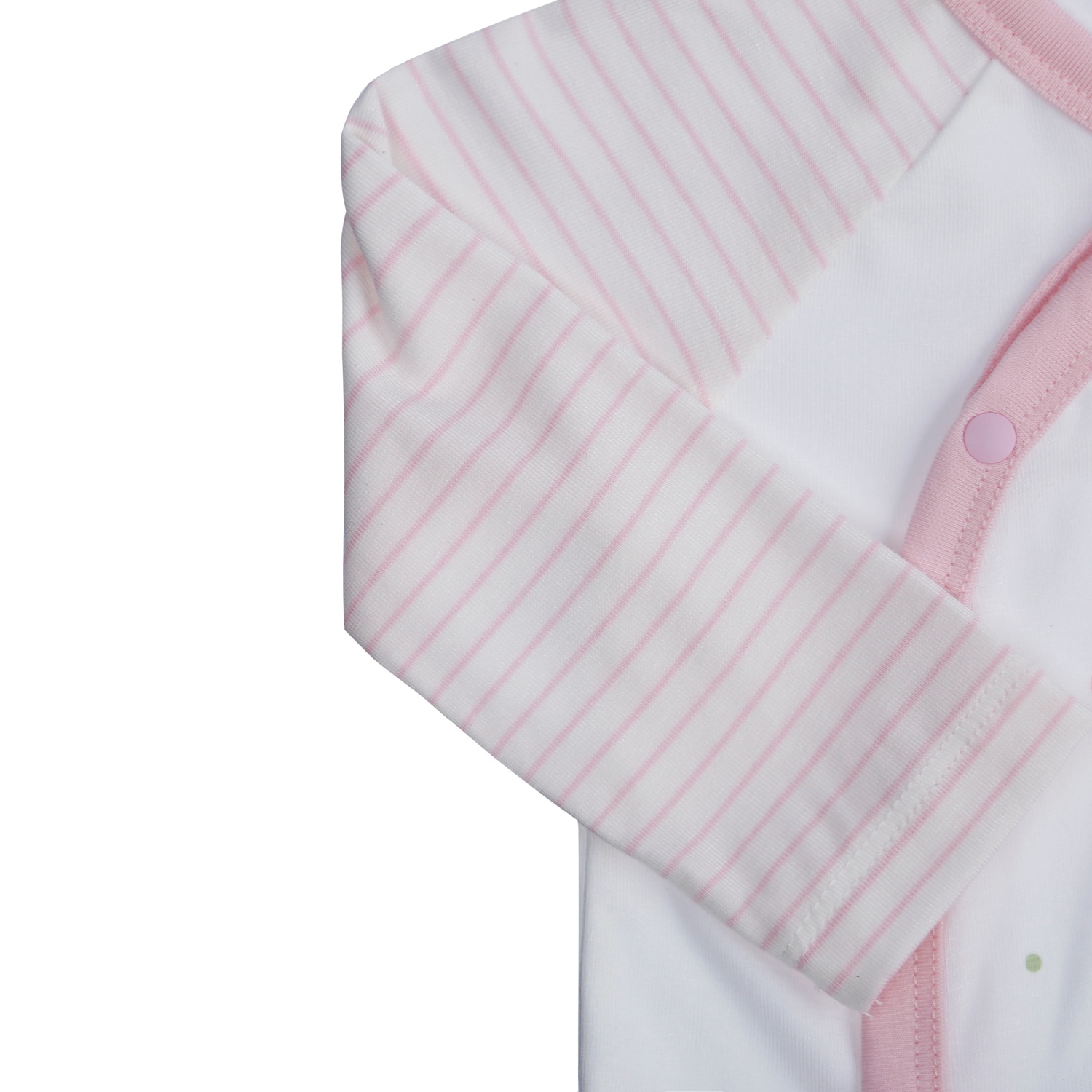 Bộ quần áo bé gái dài tay cài lệch Otis TKH  KidsPlaza ND21T (Trắng Hồng) hình 4