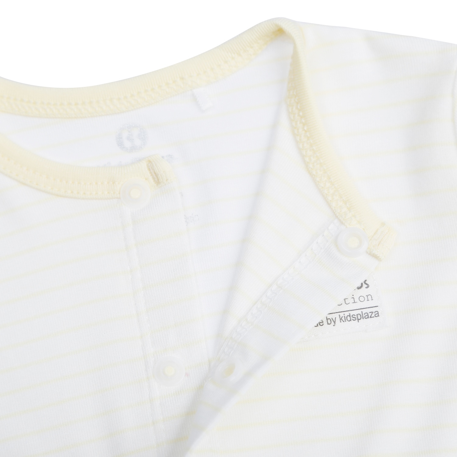 Bộ quần áo bé trai dài tay cài giữa Otis KidsPlaza ND21T (Trắng Vàng) hình 4