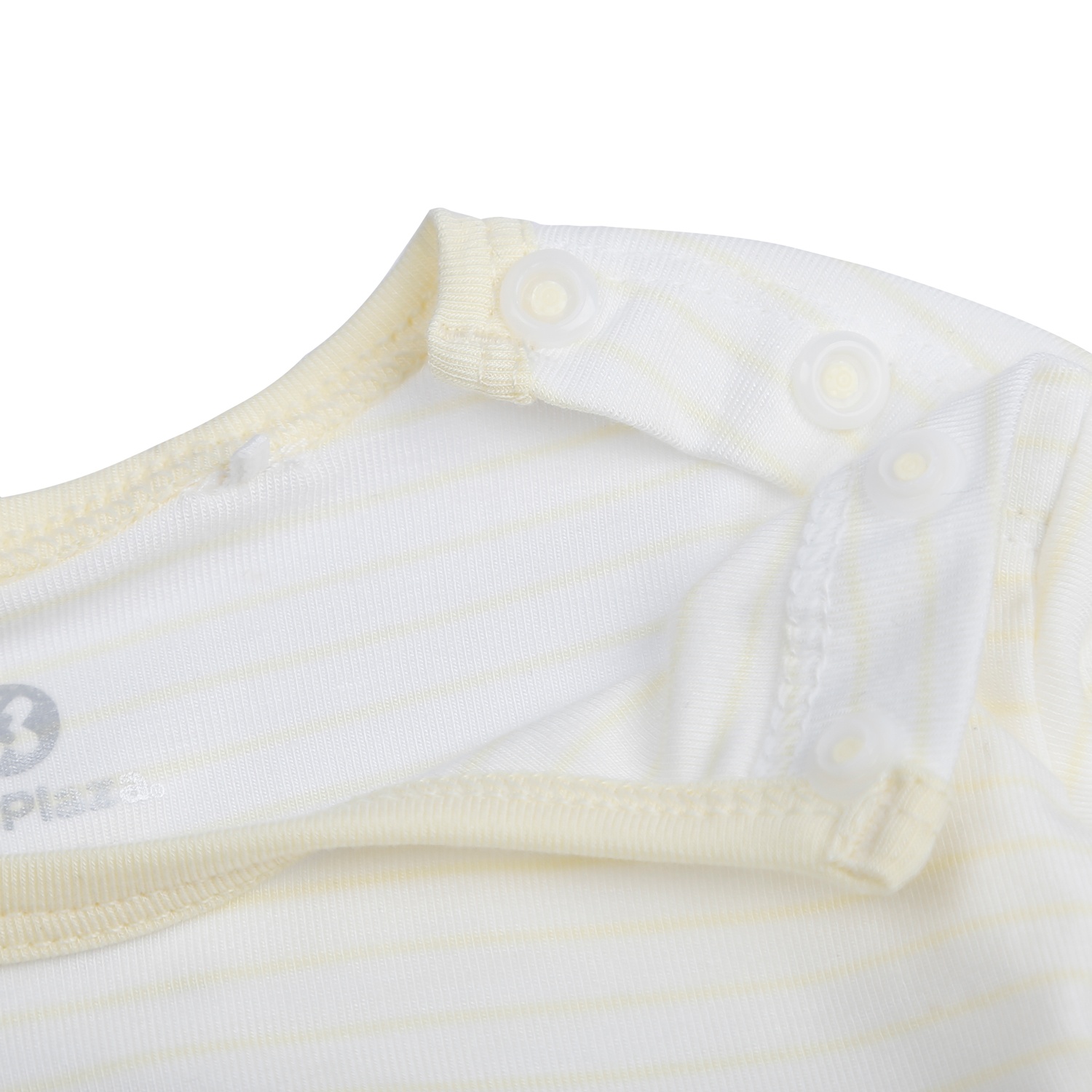 Bộ quần áo bé trai dài tay cài vai Otis KidsPlaza ND21T (Trắng Vàng) hình 4