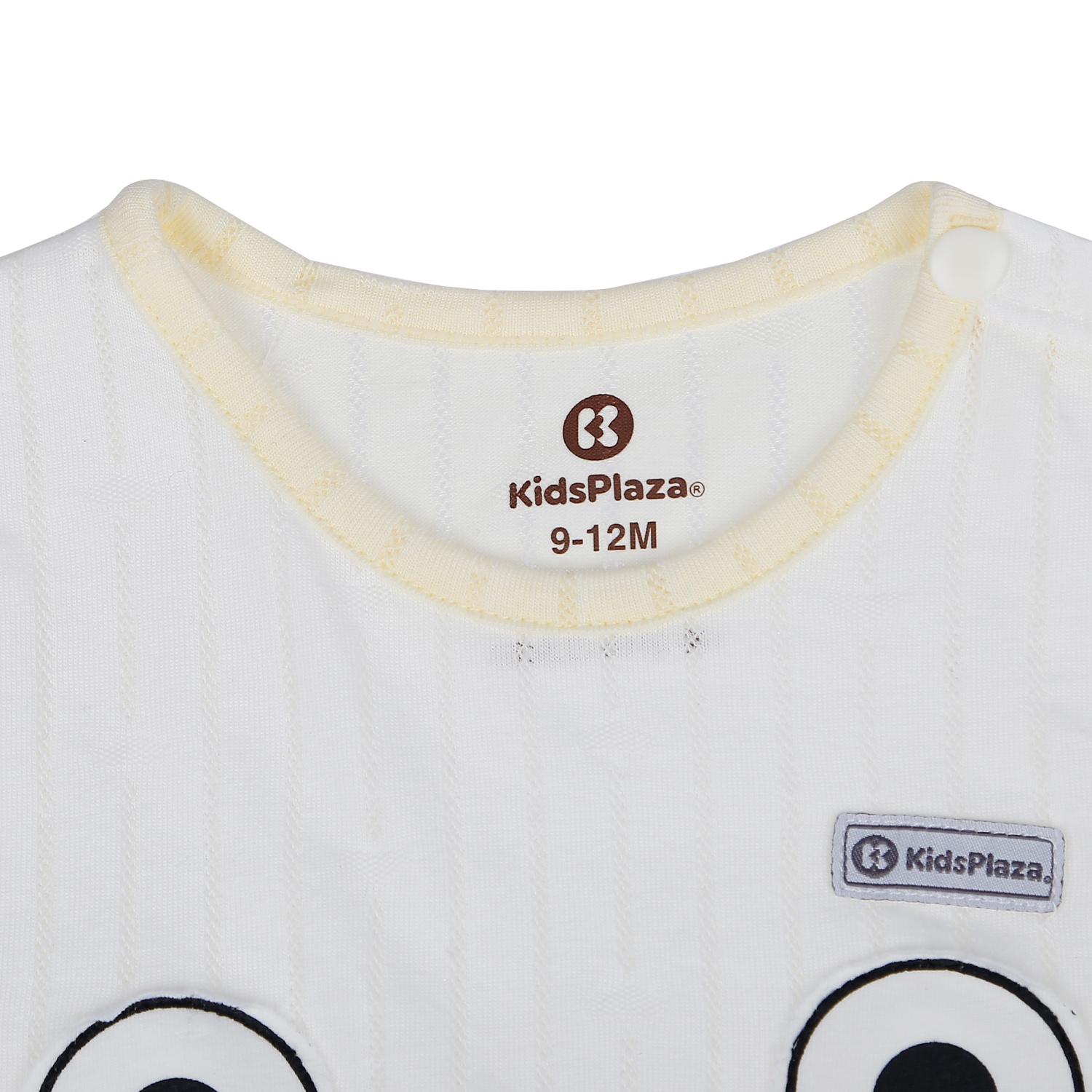 Bộ quần áo cộc tay KidsPlaza cài vai in hình Cua HN21H (Vàng) hình 3