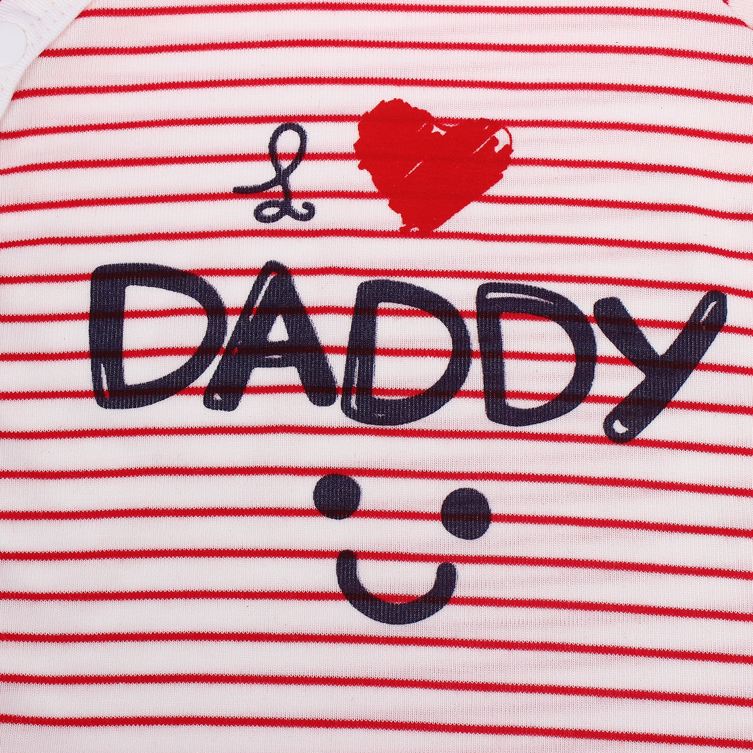 Bộ sơ sinh cài chéo dài tay Otis kẻ ngang KidsPlaza ND21H (Trắng Đỏ) hình 4