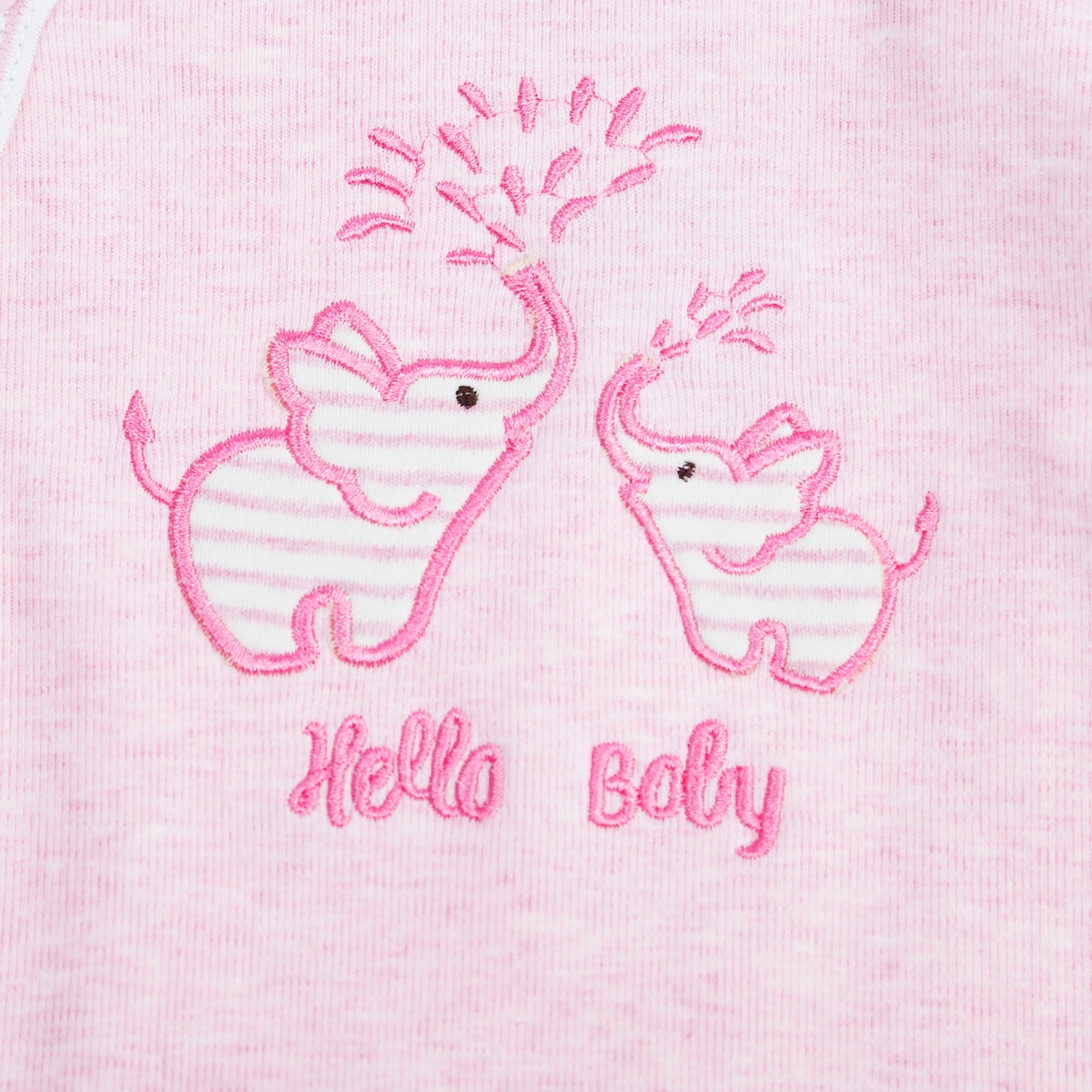 Body bé gái dài tay cài chéo KidsPlaza ND21D (Hồng) hình 5