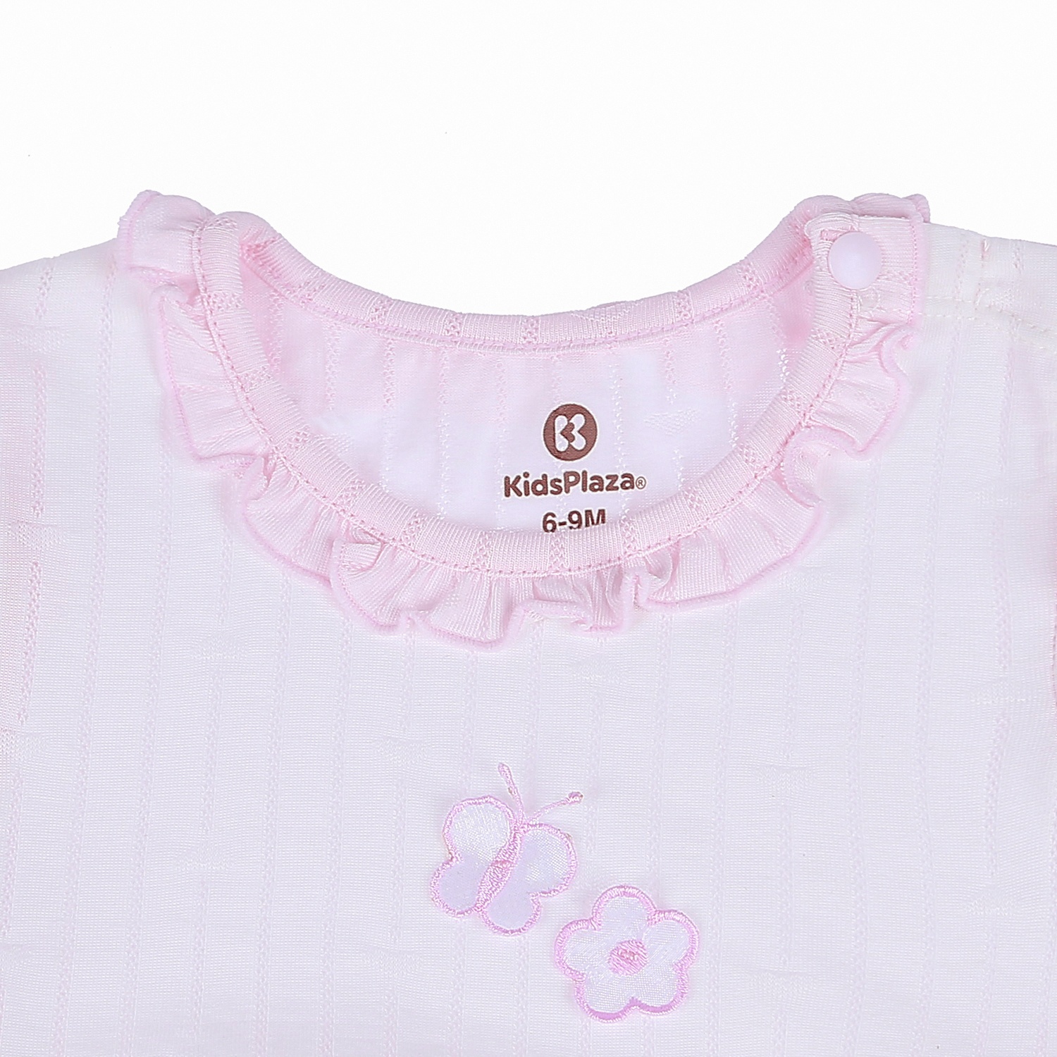 Body đùi cho bé gái KidsPlaza phối họa tiết bèo ngực HN21H (Hồng) hình 2