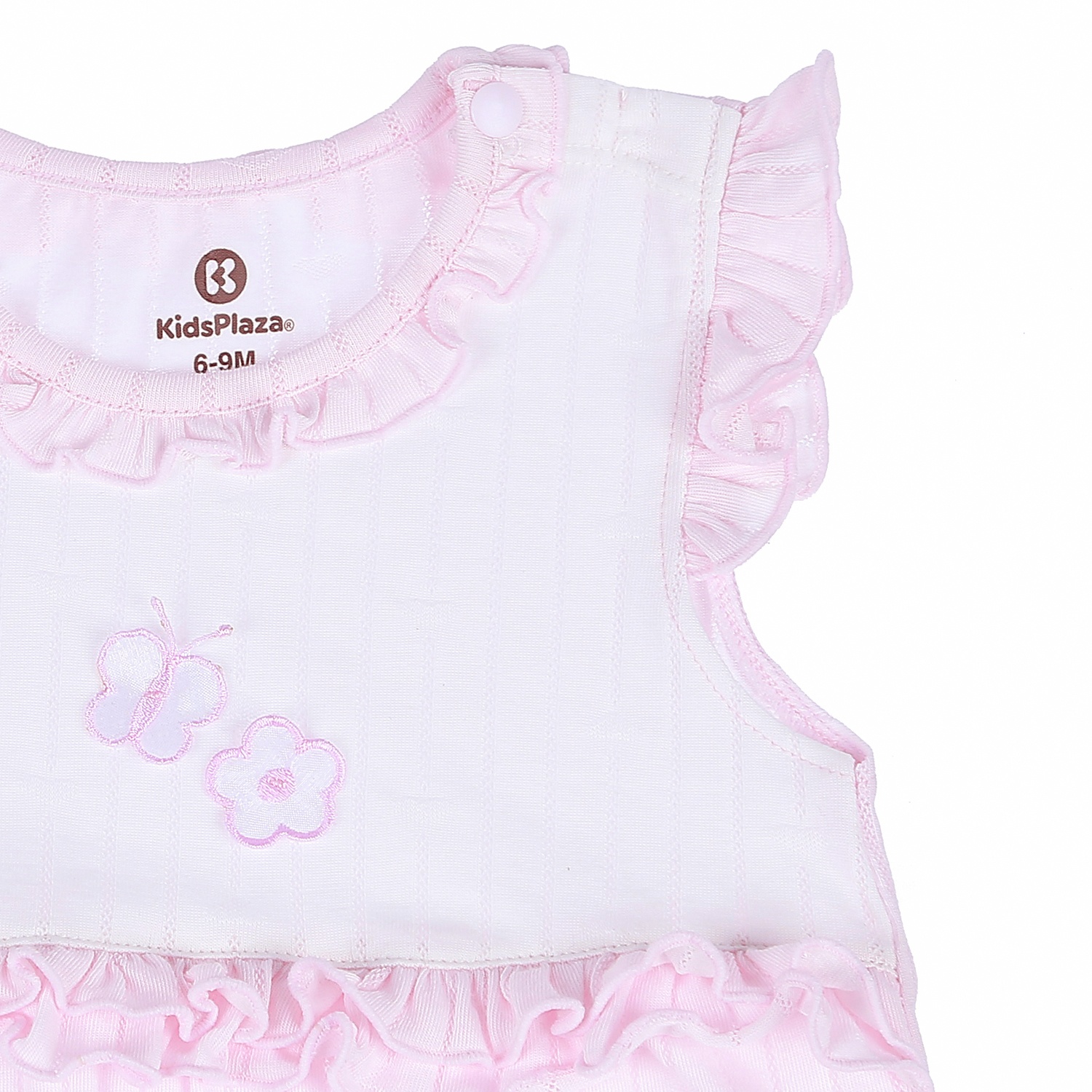 Body đùi cho bé gái KidsPlaza phối họa tiết bèo ngực HN21H (Hồng) hình 4